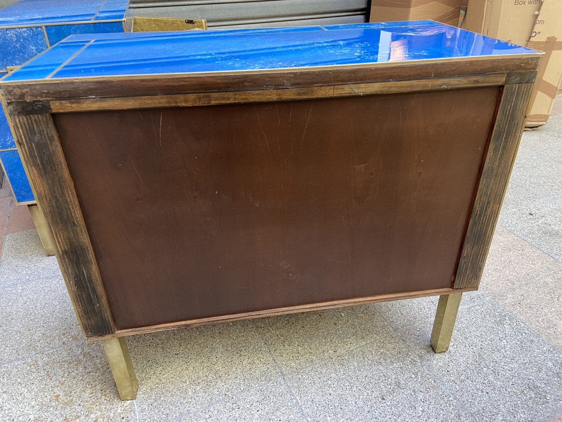 Paire de petits buffets / chevets 2 portes
