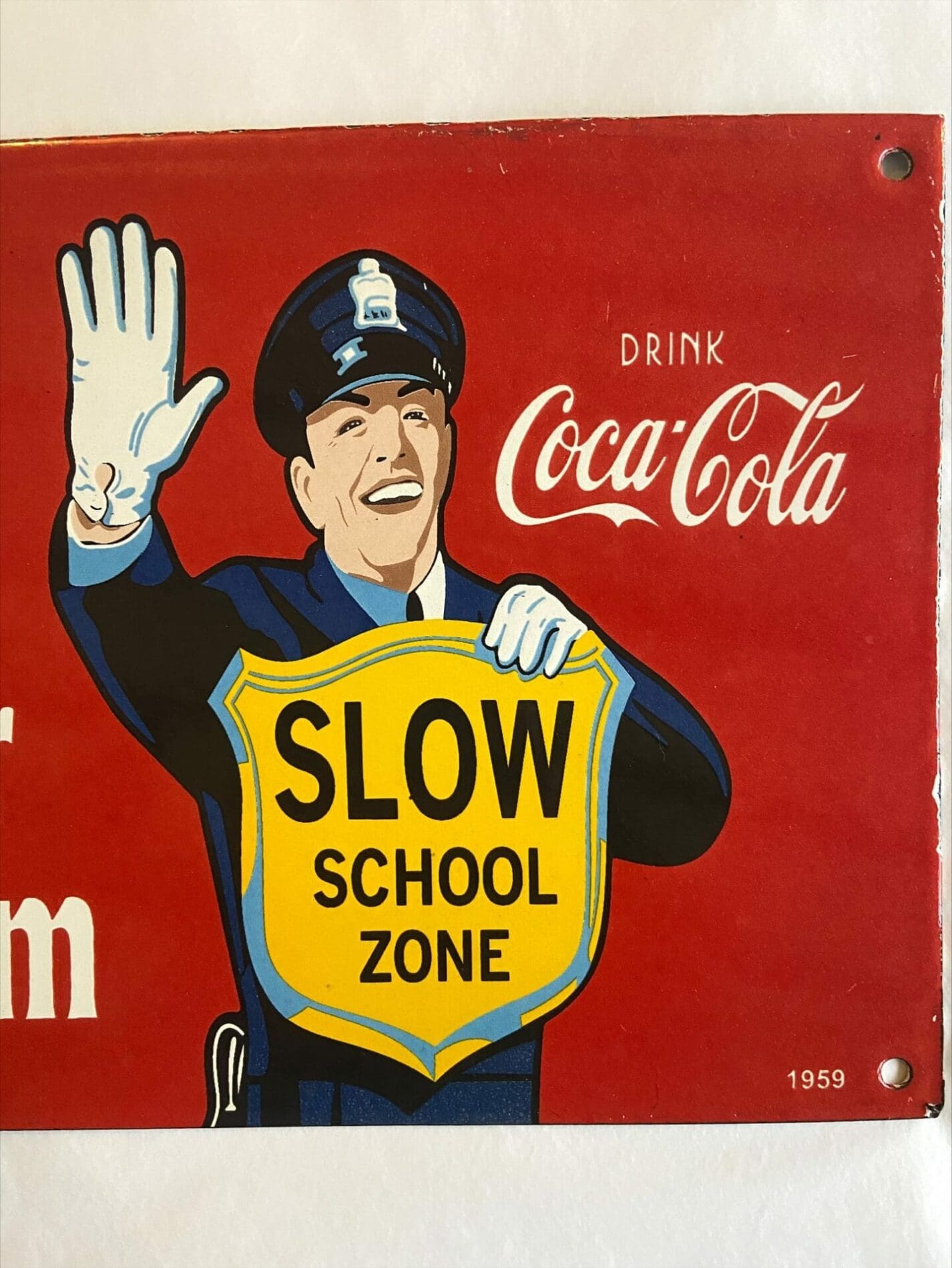 Pancarte « Slow school zone » – Coca-Cola x trafic Cop