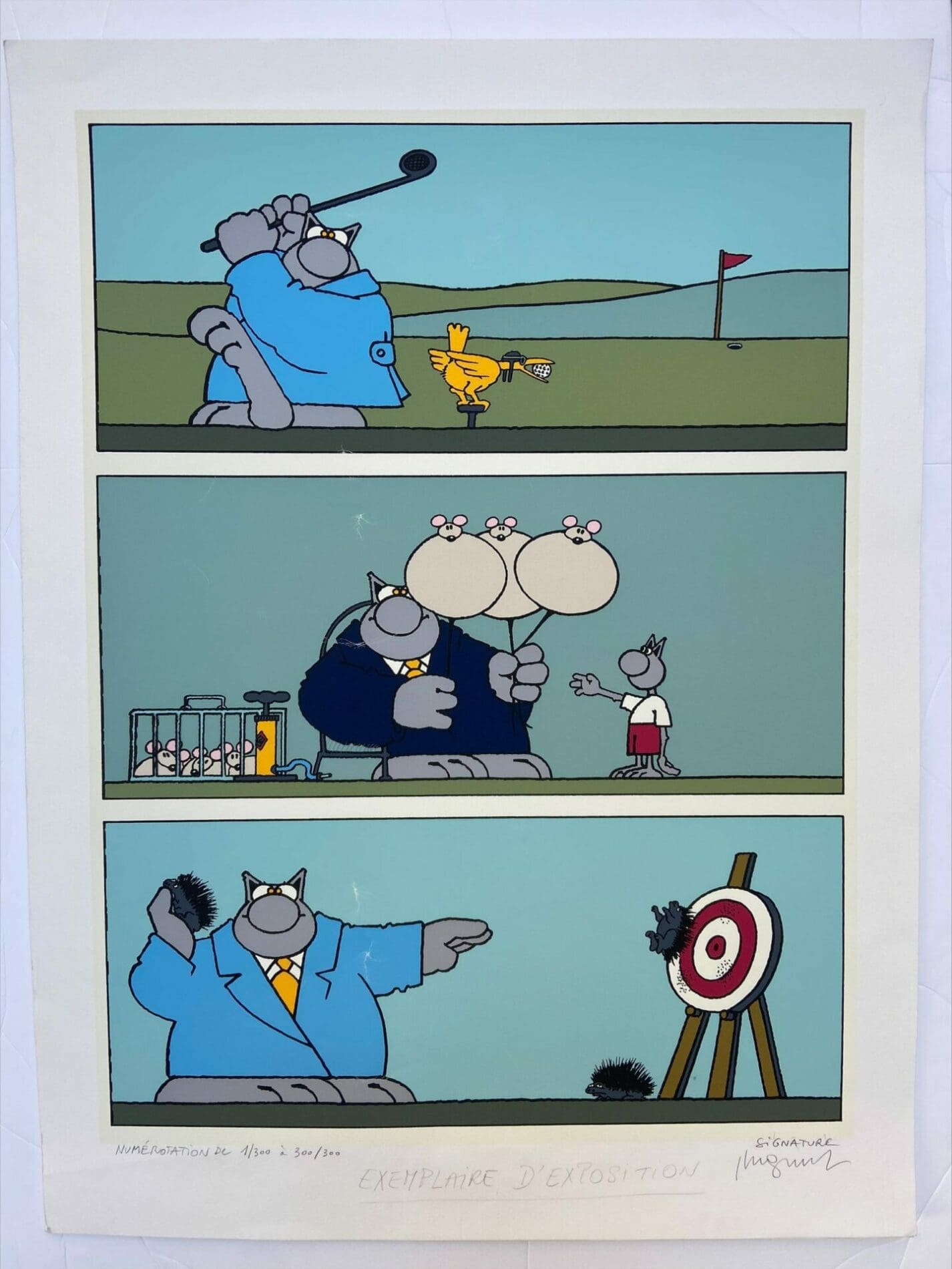 Philippe Geluck – Golf (signée)
