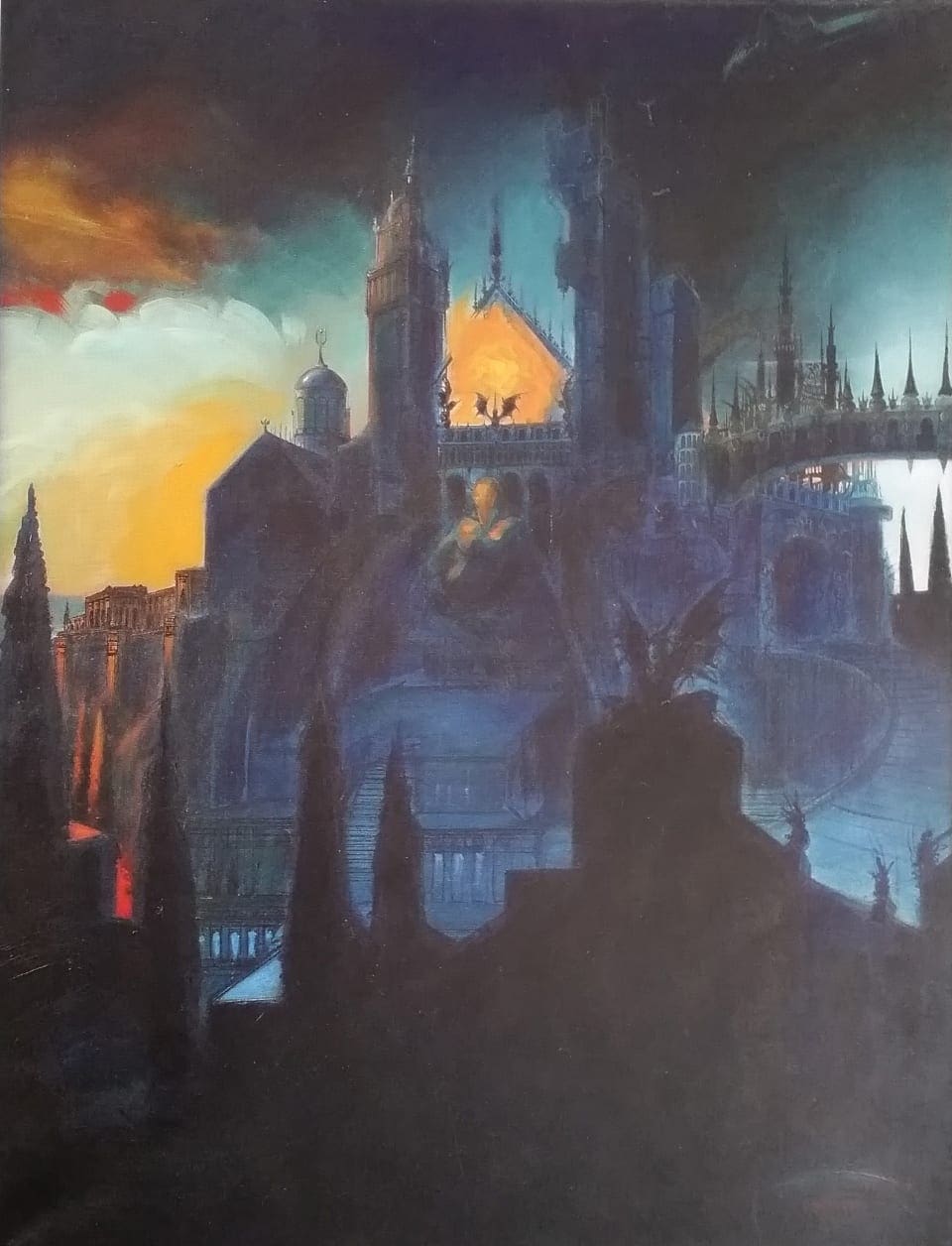 Philippe DRUILLET – Huile sur toile signée