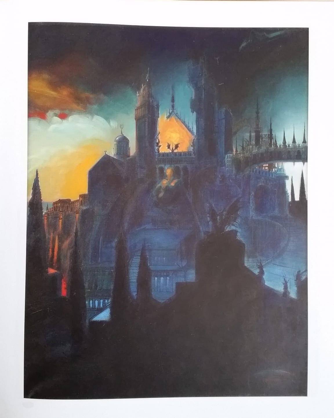 Philippe DRUILLET – Huile sur toile signée