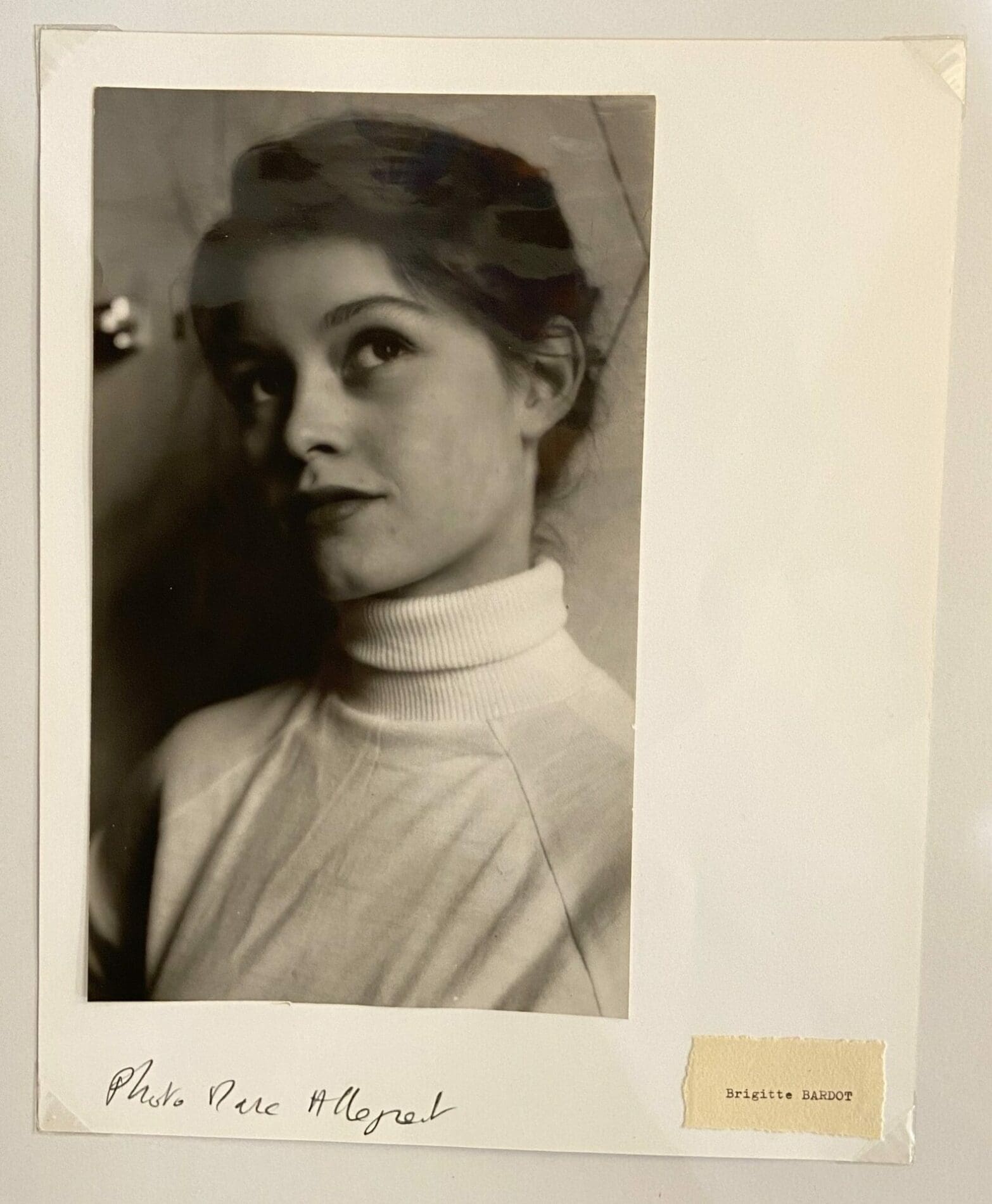 Marc Allegret – Photographie de Brigitte Bardot