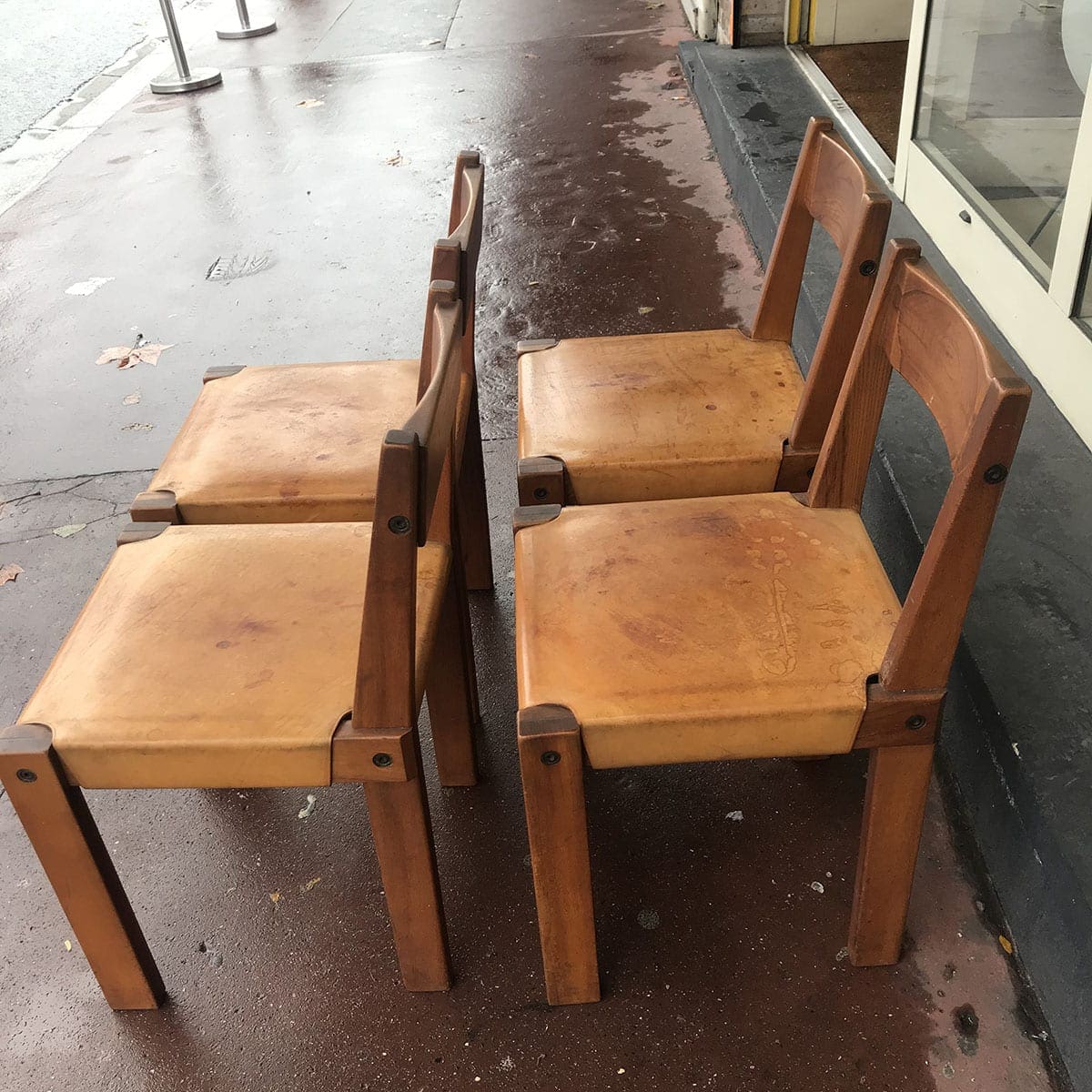 Pierre CHAPO – Set of 4 S24 Chaises – circa 1974