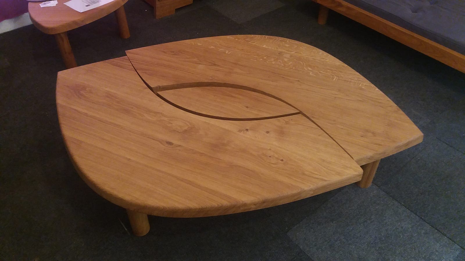 Pierre CHAPO – Table basse T22 dit oeil – 1972