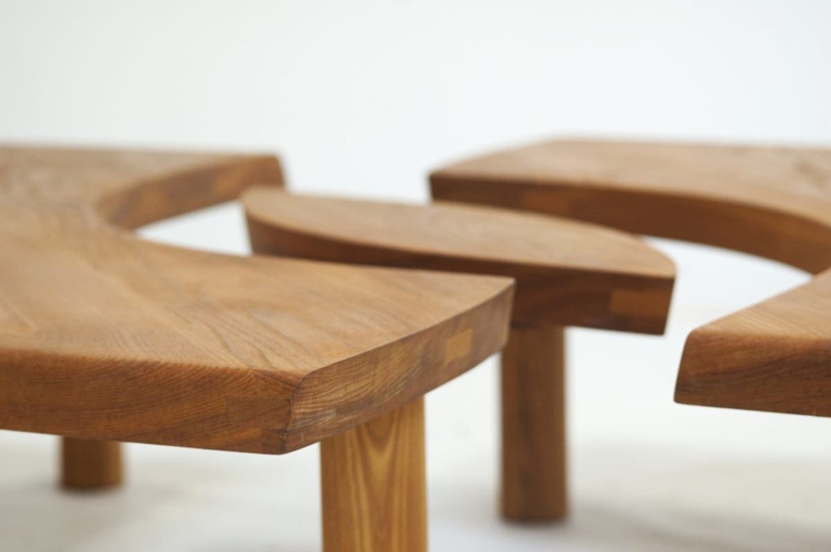 Pierre CHAPO – Table basse T22 dit oeil – 1972