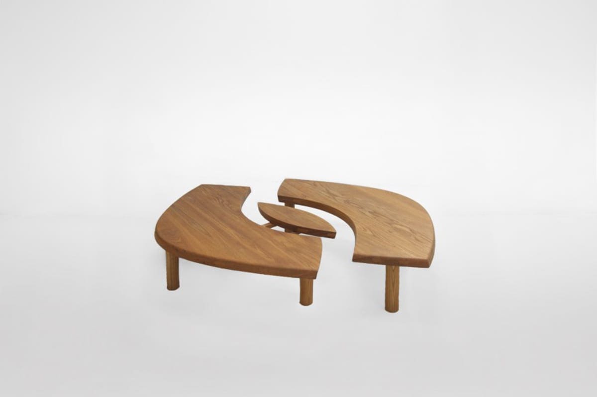 Pierre CHAPO – Table basse T22 dit oeil – 1972