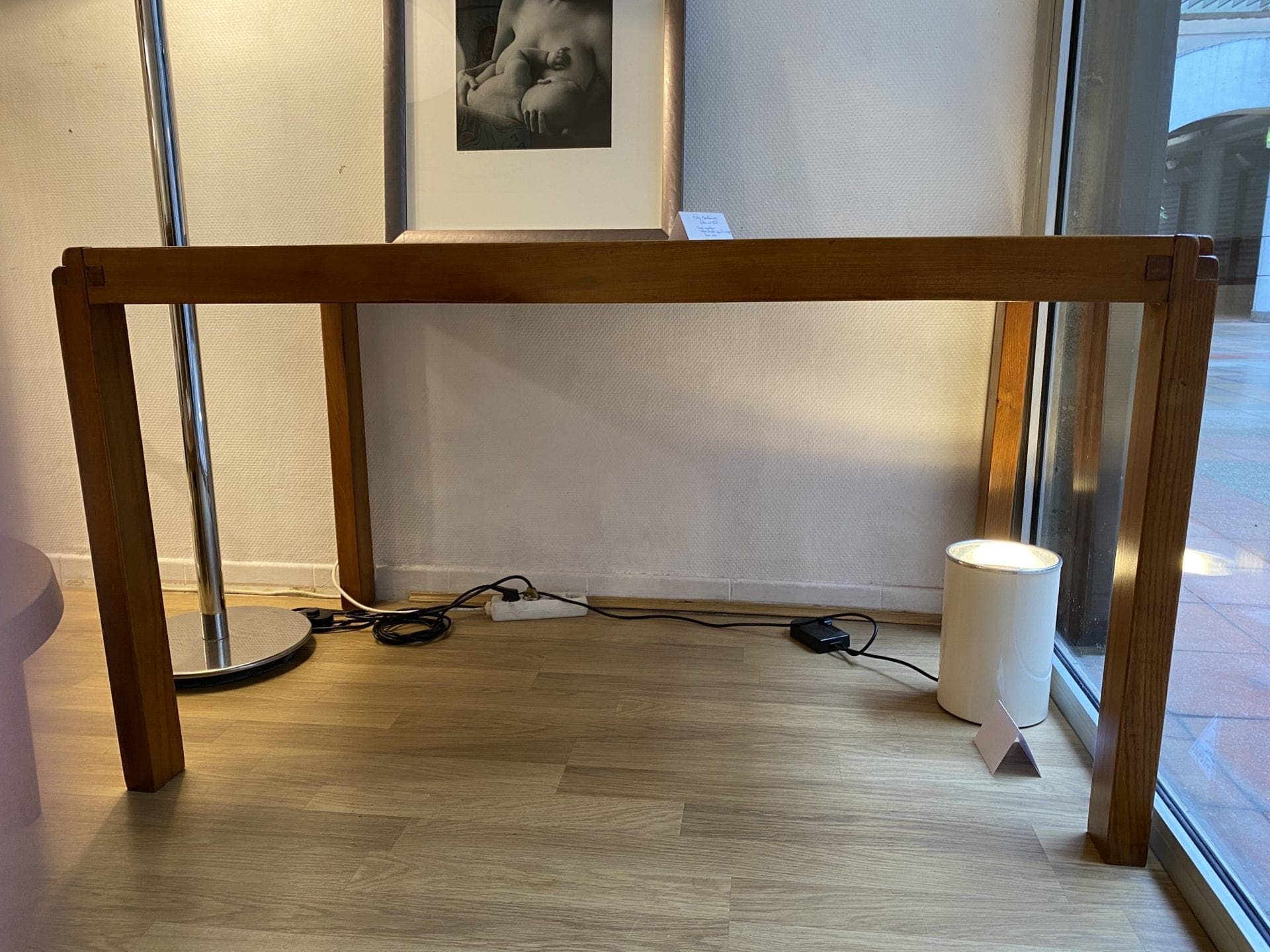 Table T18 par Pierre Chapo – Design Authentique en Orme et Céramique, 1972