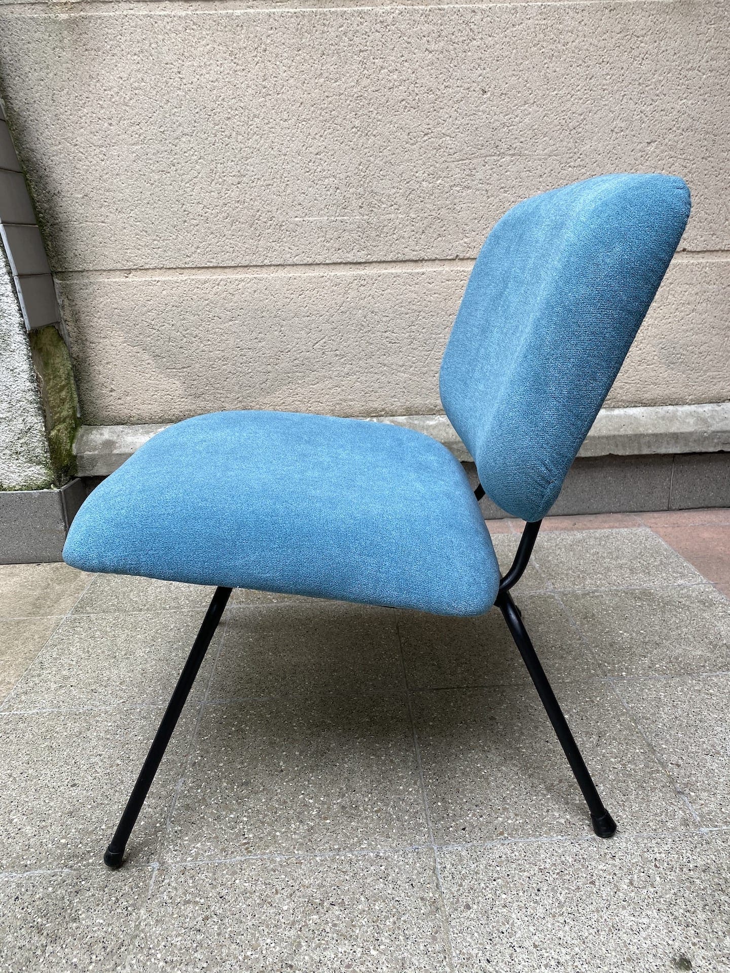 Paire de chauffeuses modèle CM190 par Pierre Paulin, édition Thonet, vers 1960