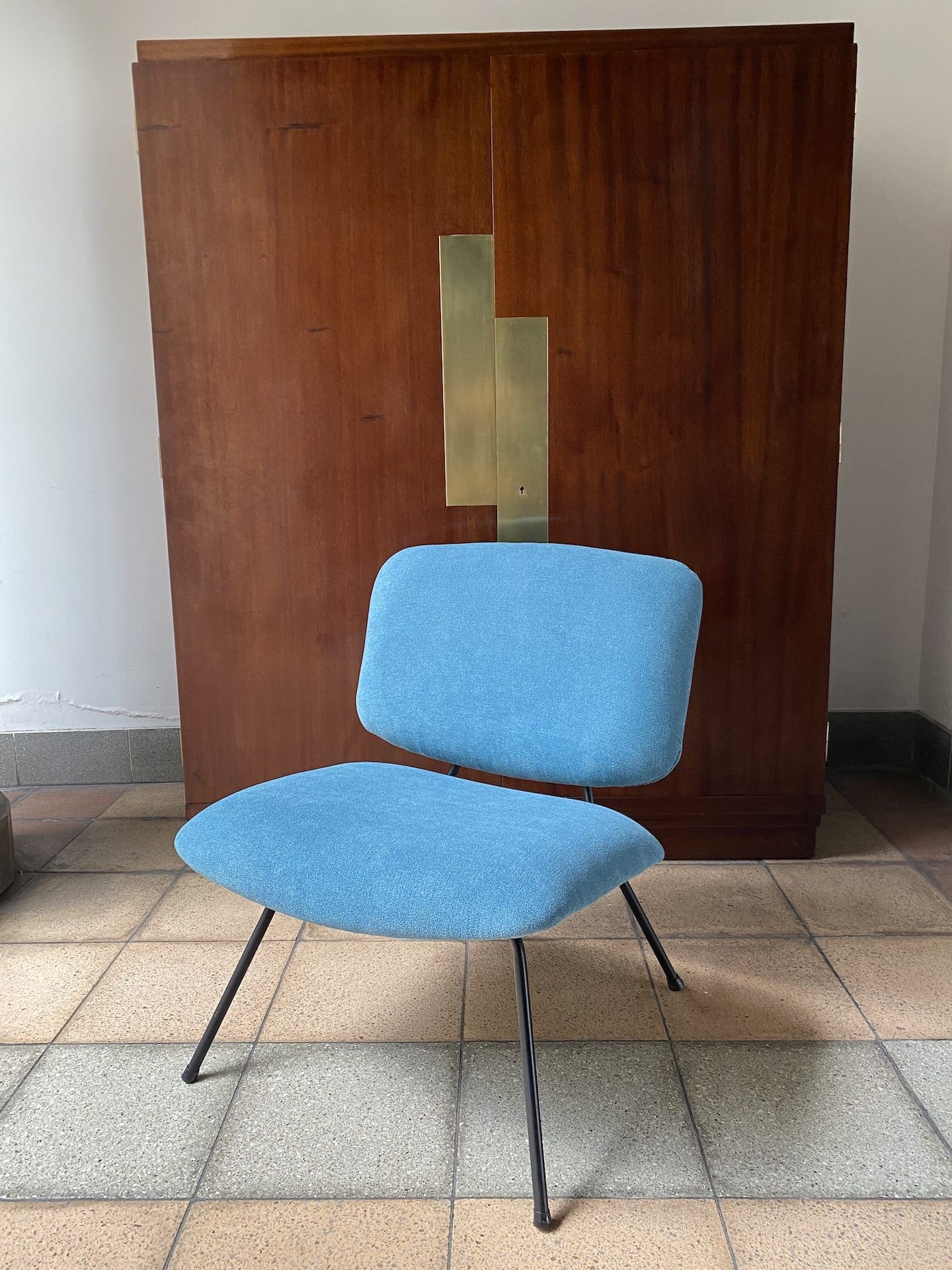 Paire de chauffeuses modèle CM190 par Pierre Paulin, édition Thonet, vers 1960
