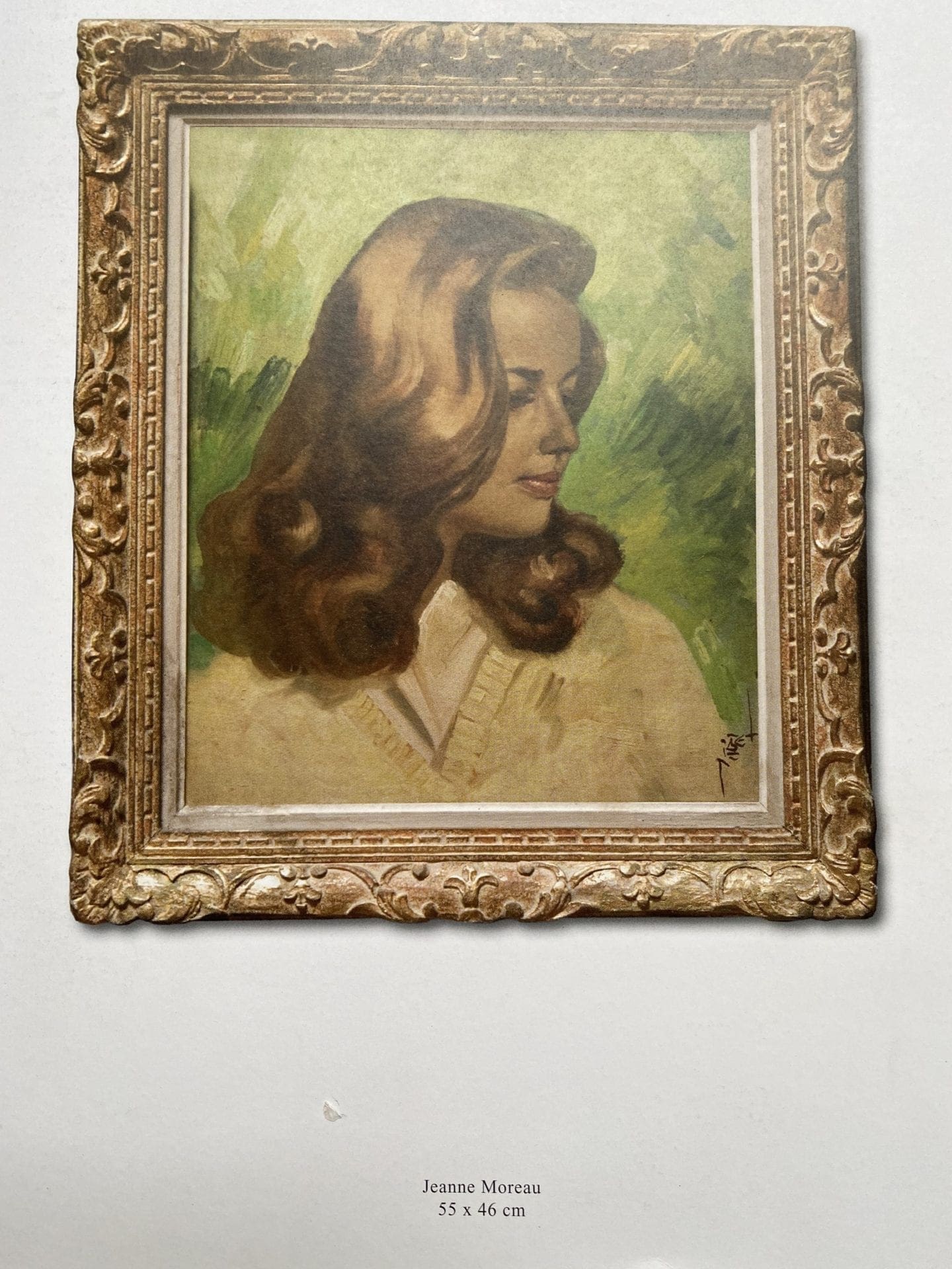Pierre Piget – Portrait de Jeanne Moreau