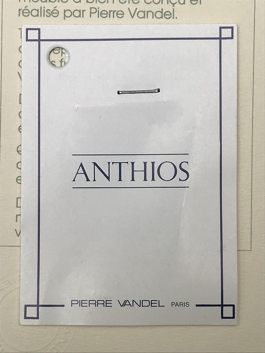 Pierre VANDEL – Paire de bouts de canapé Anthios – Circa 1980