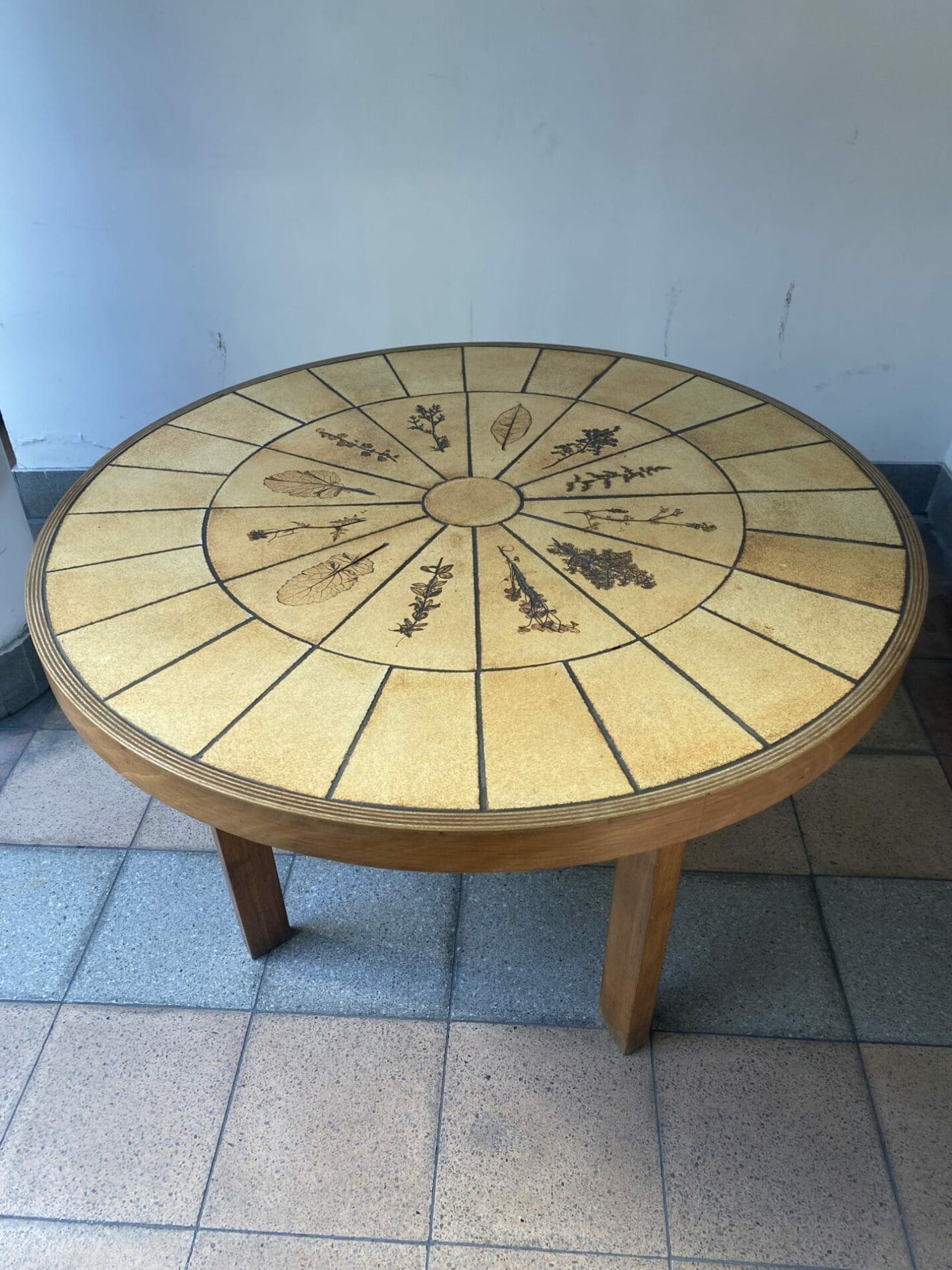 Roger Capron – Rare table de salle à manger