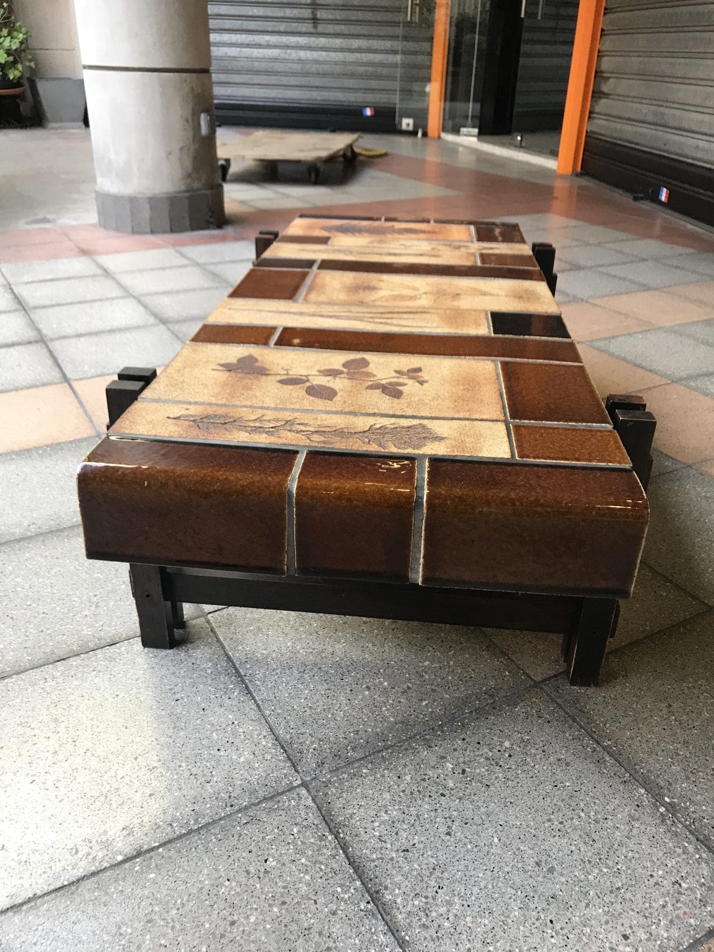 Roger Capron – Table basse – l’herbier