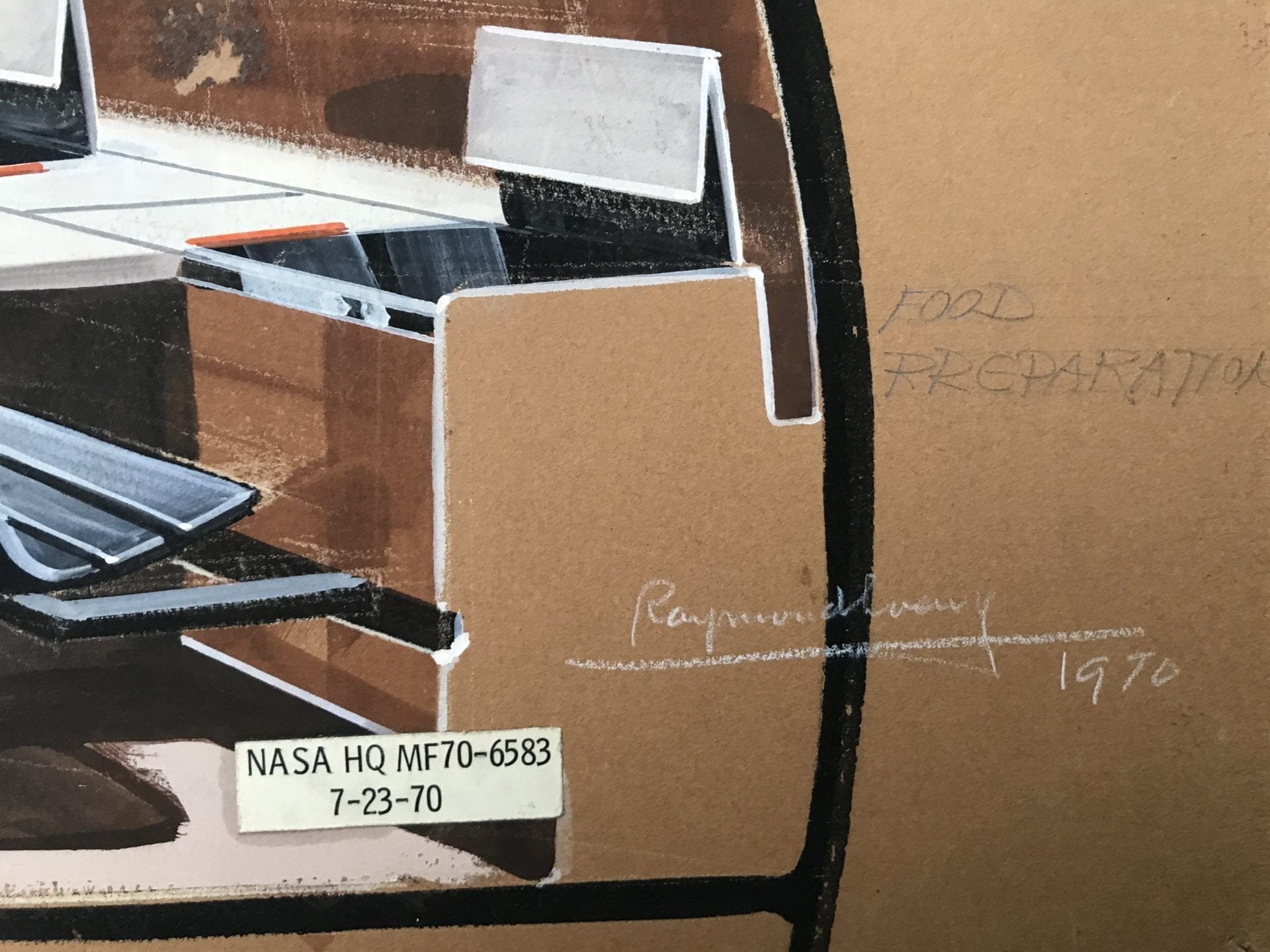 Raymond LOEWY – Orbital spacebase module – NASA