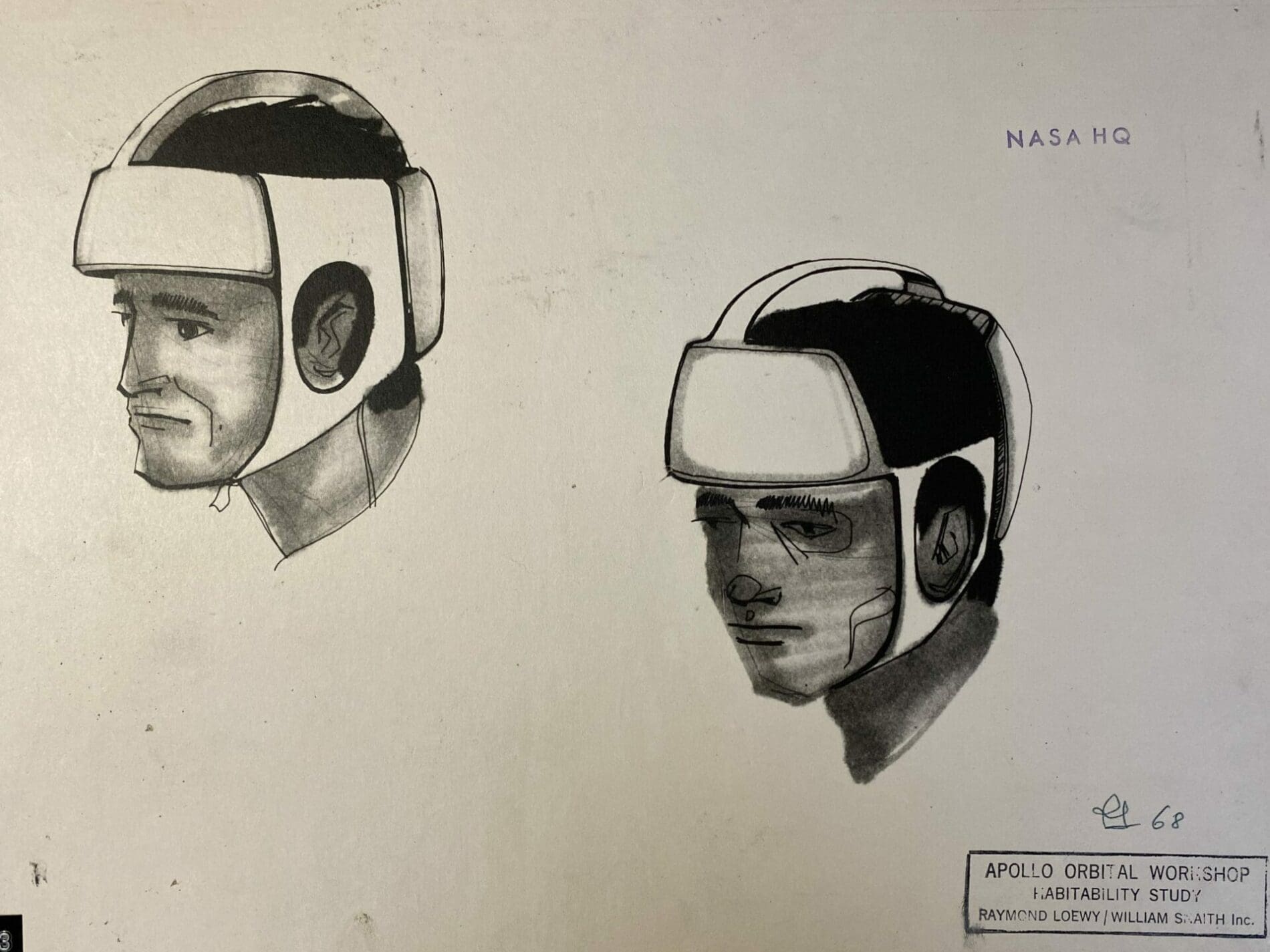 Raymond Loewy – Casque NASA