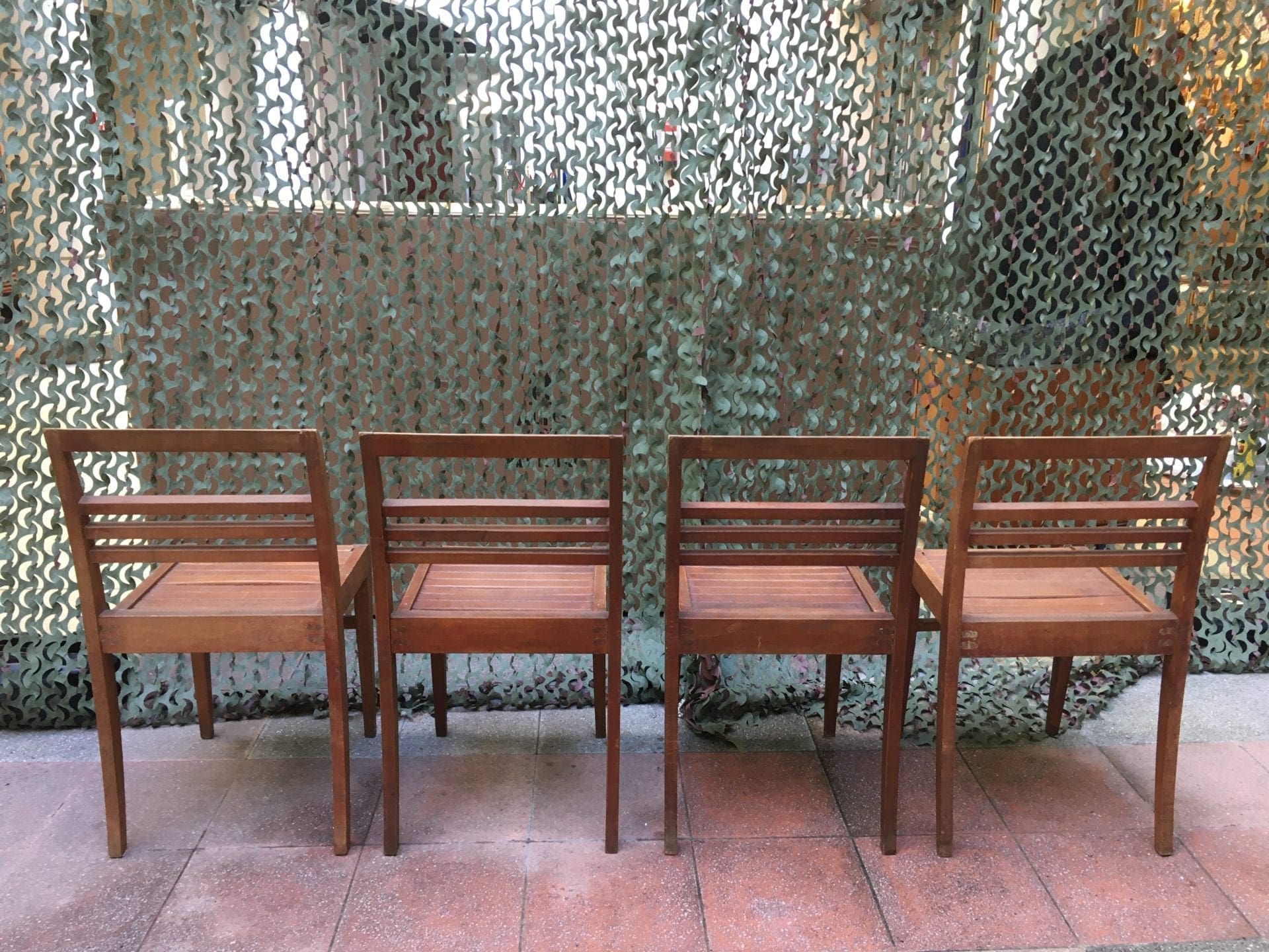 René Gabriel – Suite de 4 chaises