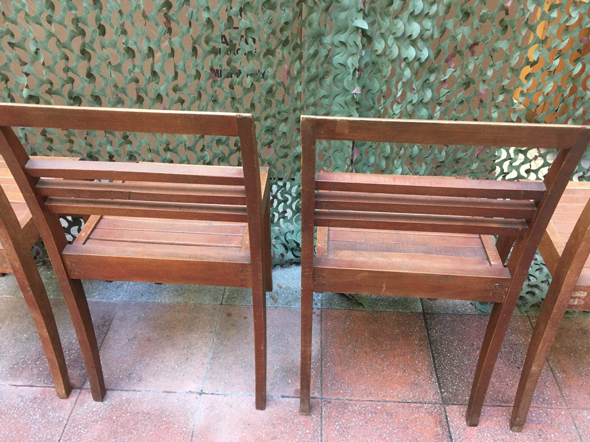 René Gabriel – Suite de 4 chaises
