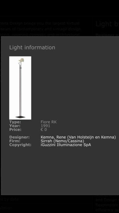 René Kemna – Lampadaire – Fiore