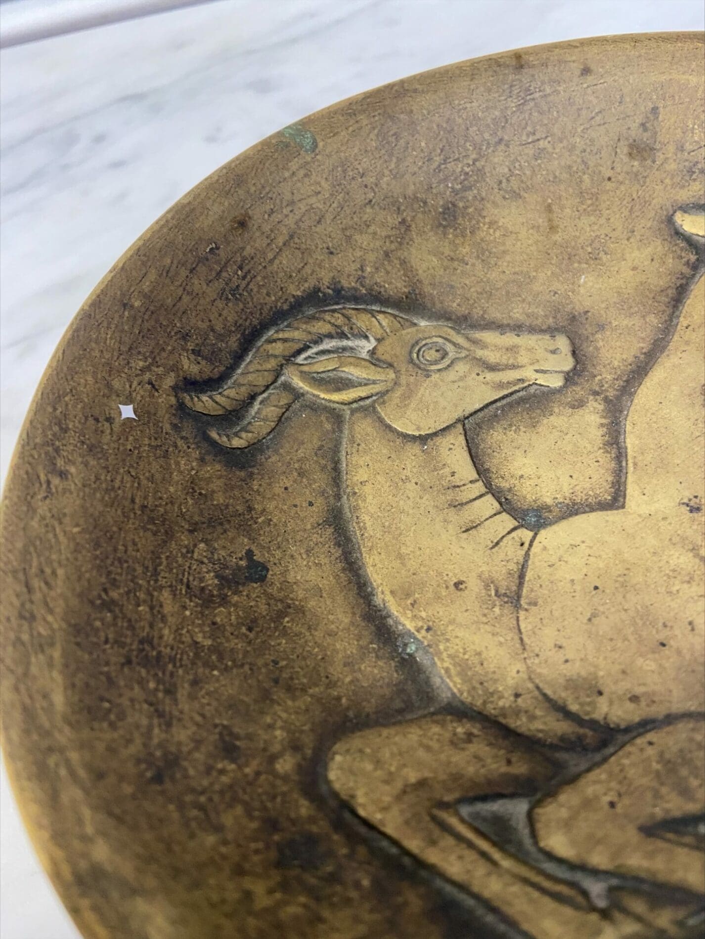 Coupe en Bronze Antilope par Riccardo Scarpa – 1978, Édition Limitée