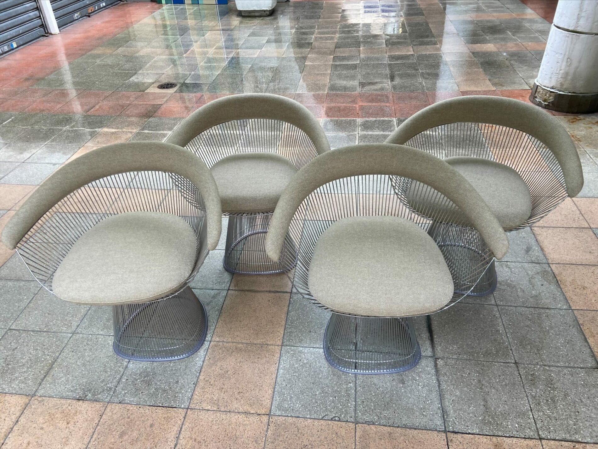 Warren Platner – 4 chaises Knoll occasion état neuf
