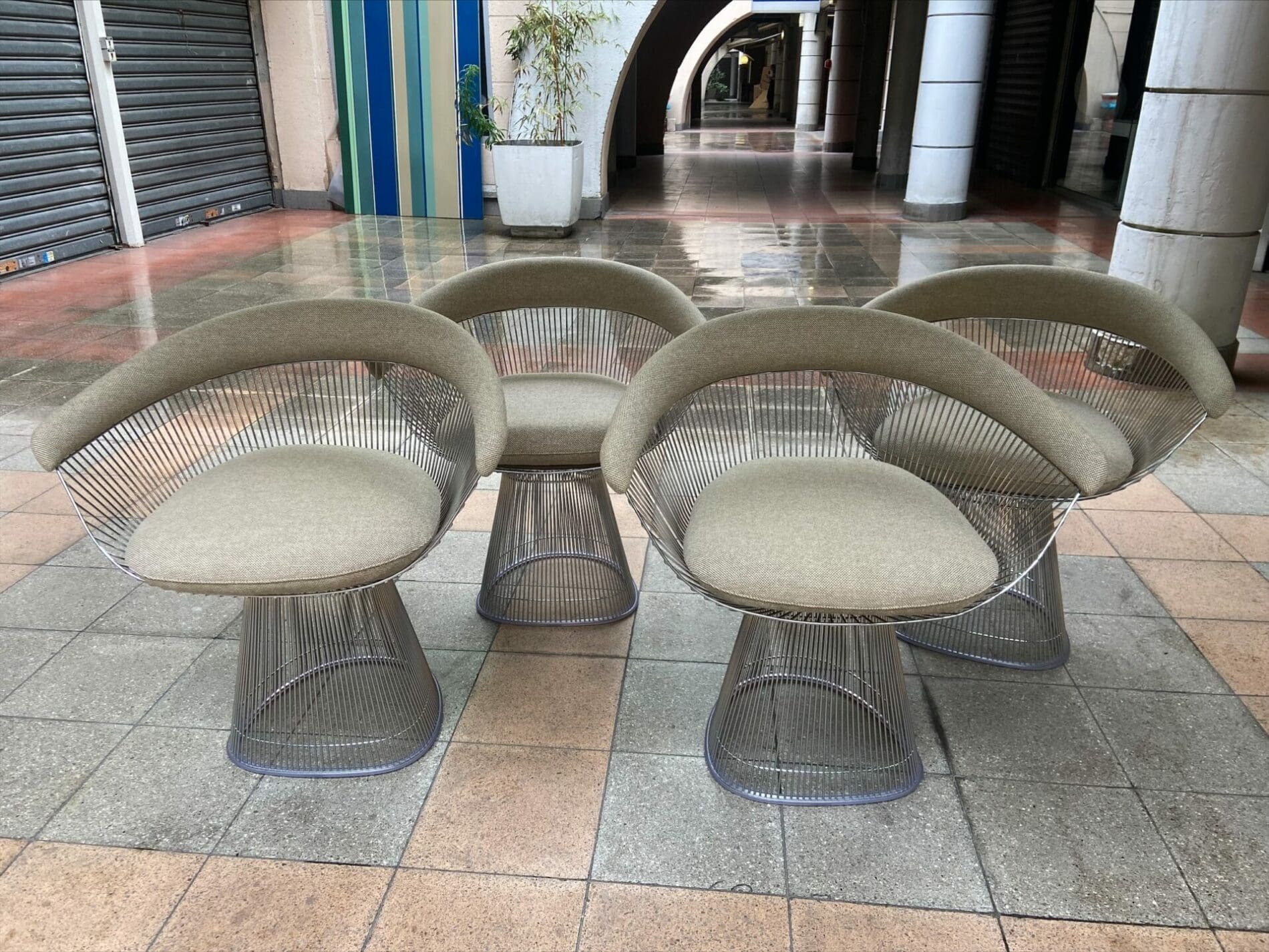 Warren Platner – 4 chaises Knoll occasion état neuf