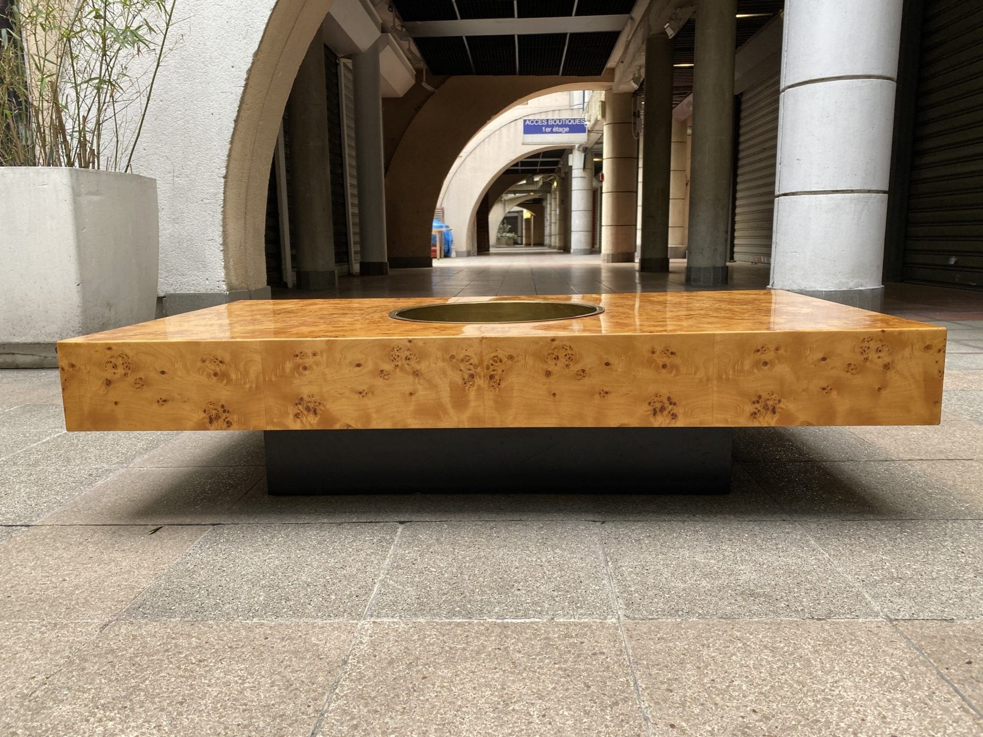 Willy Rizzo –  Table basse – Rare