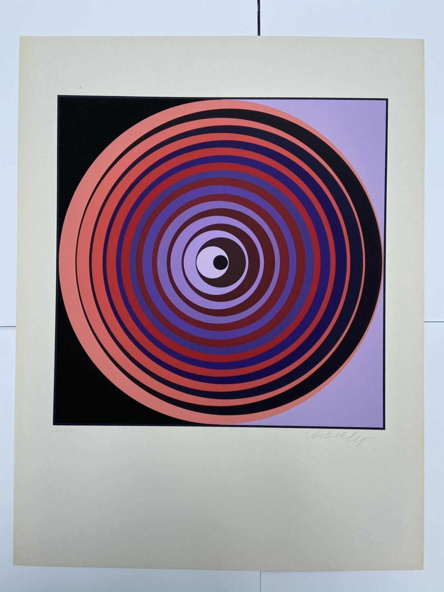 Vasarely – Cinétique 2 – Sérigraphie
