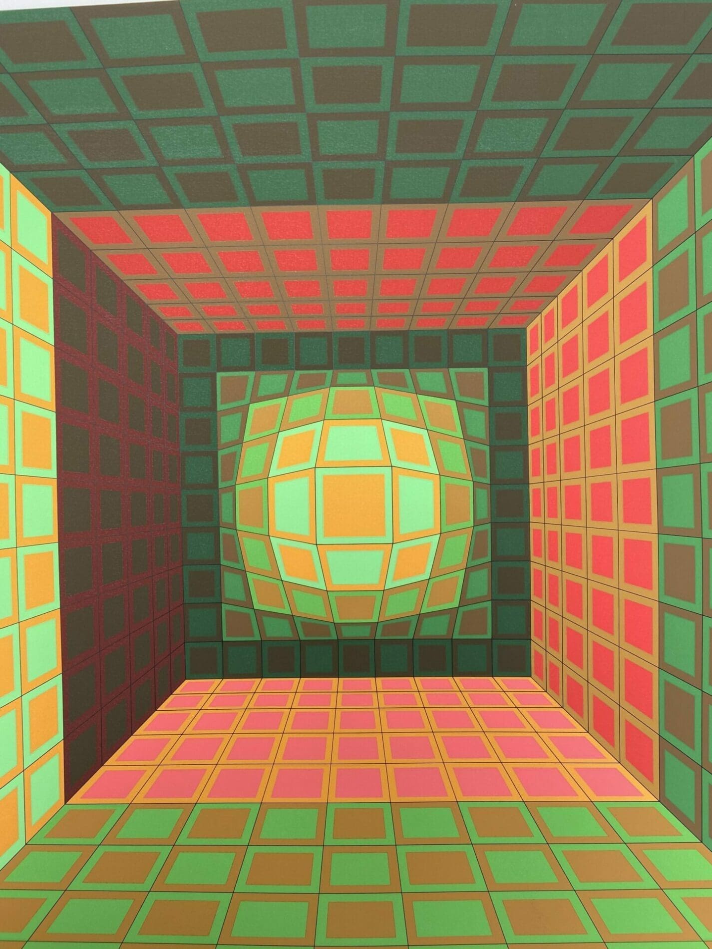 Vasarely – Cinétique 8 – Sérigraphie
