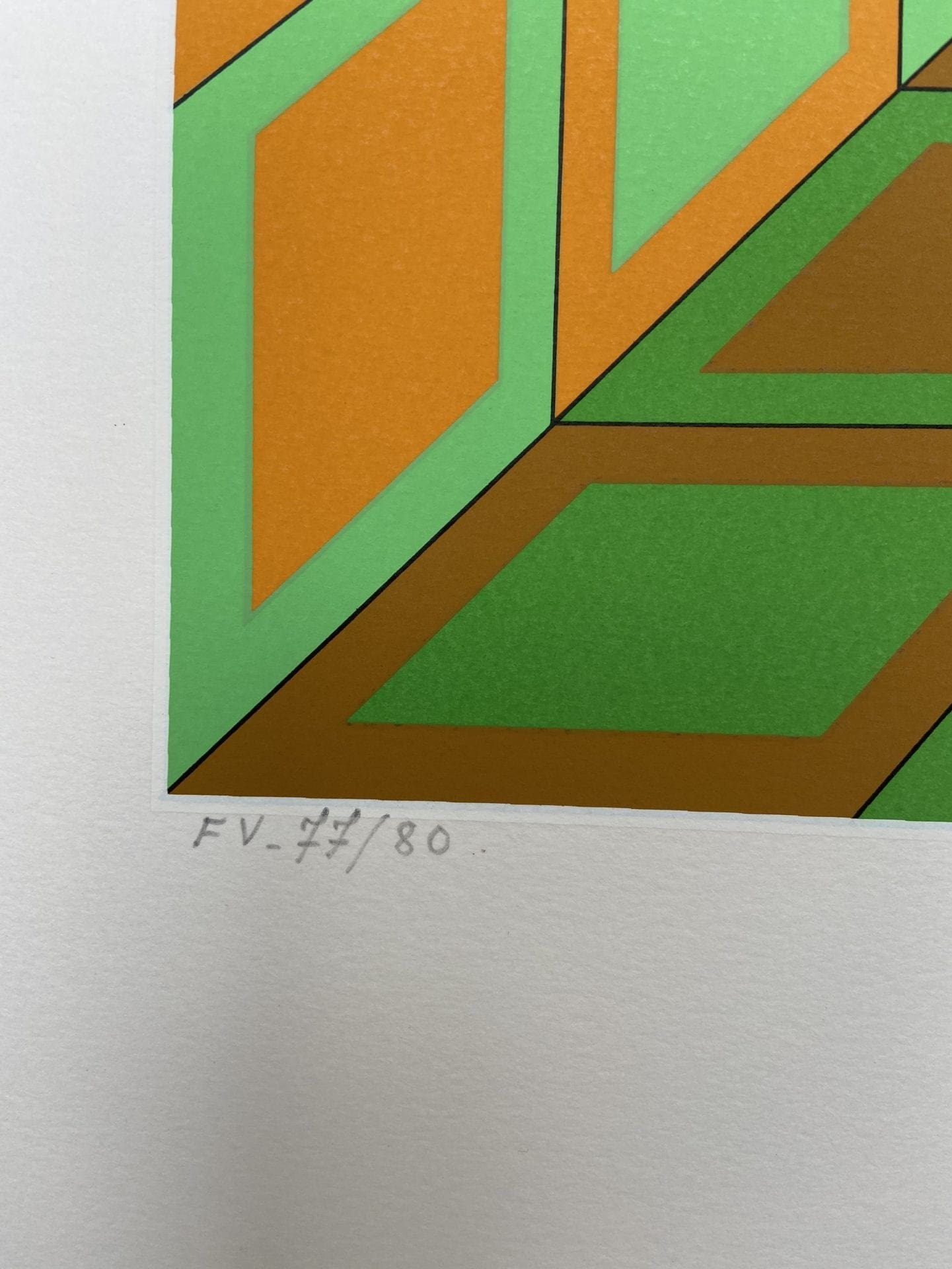 Vasarely – Cinétique 8 – Sérigraphie