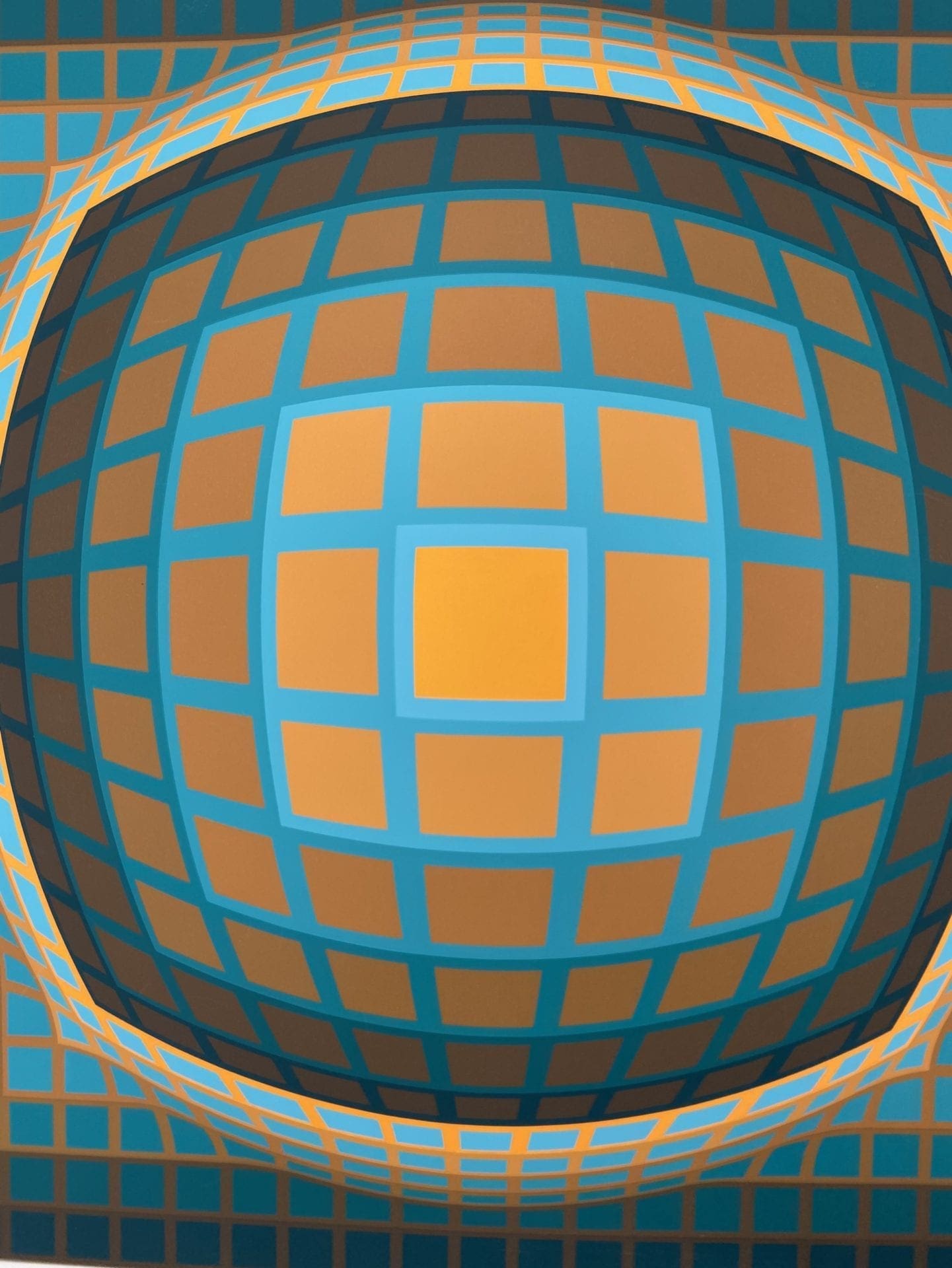 Vasarely – cinétique 5 – Sérigraphie