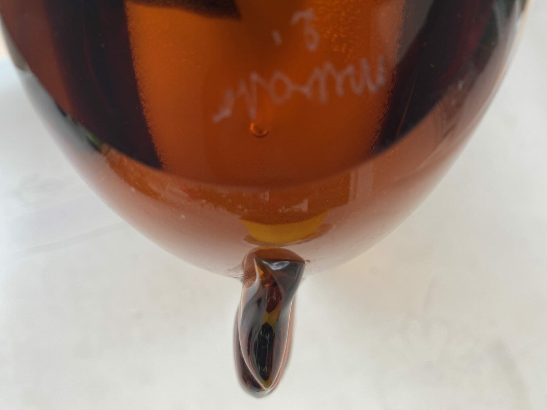Vase sculpture en verre de Murano