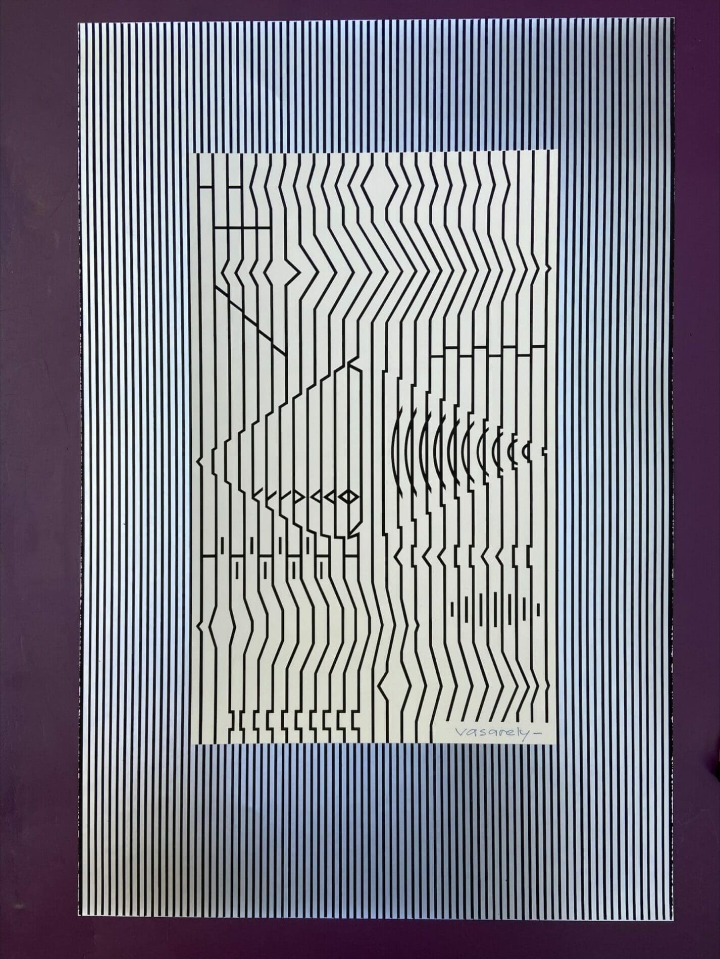 Victor VASARELY (1908-1997) – Cithare