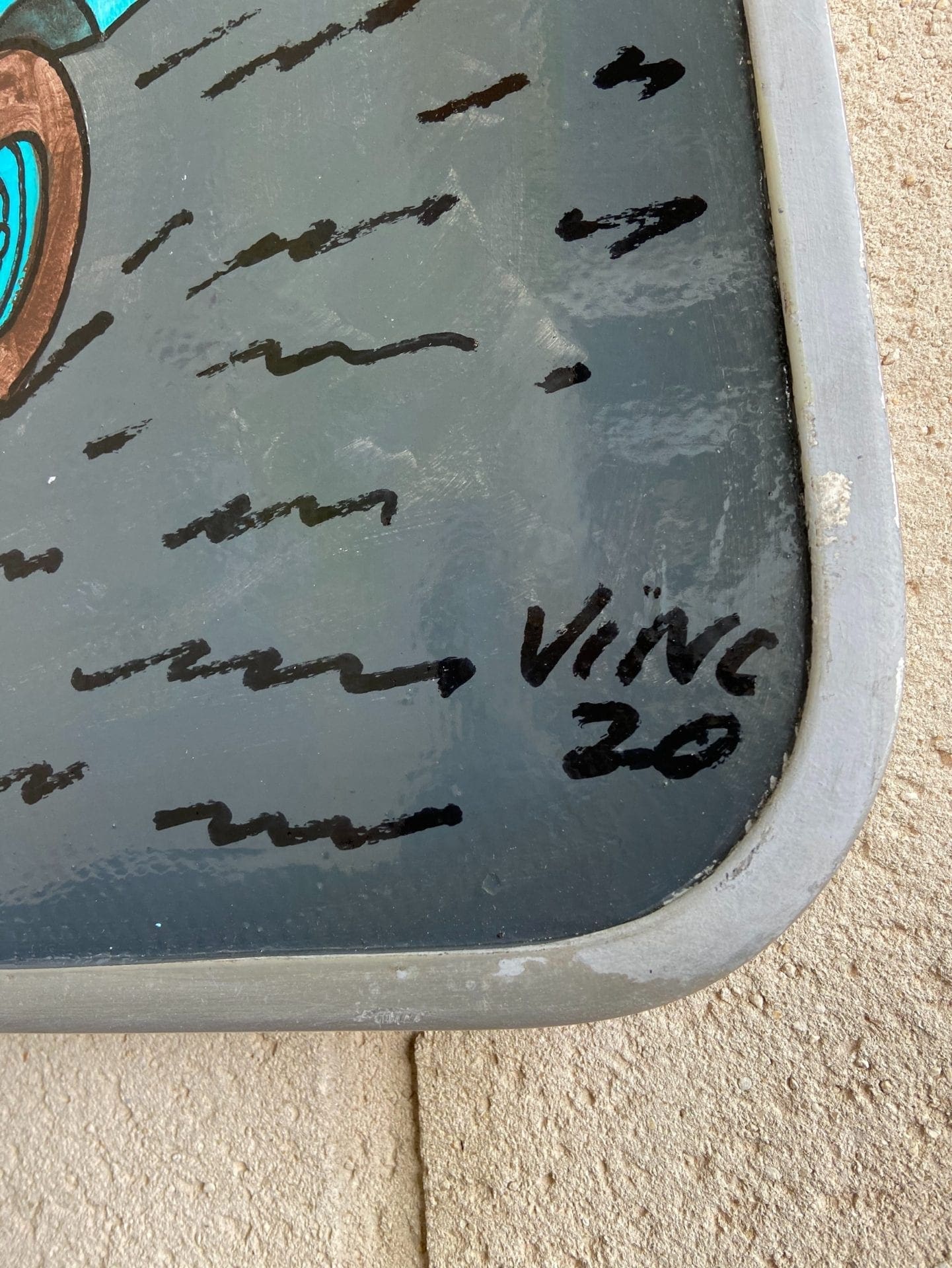 Vinc – Tintin – Panneau de signalisation