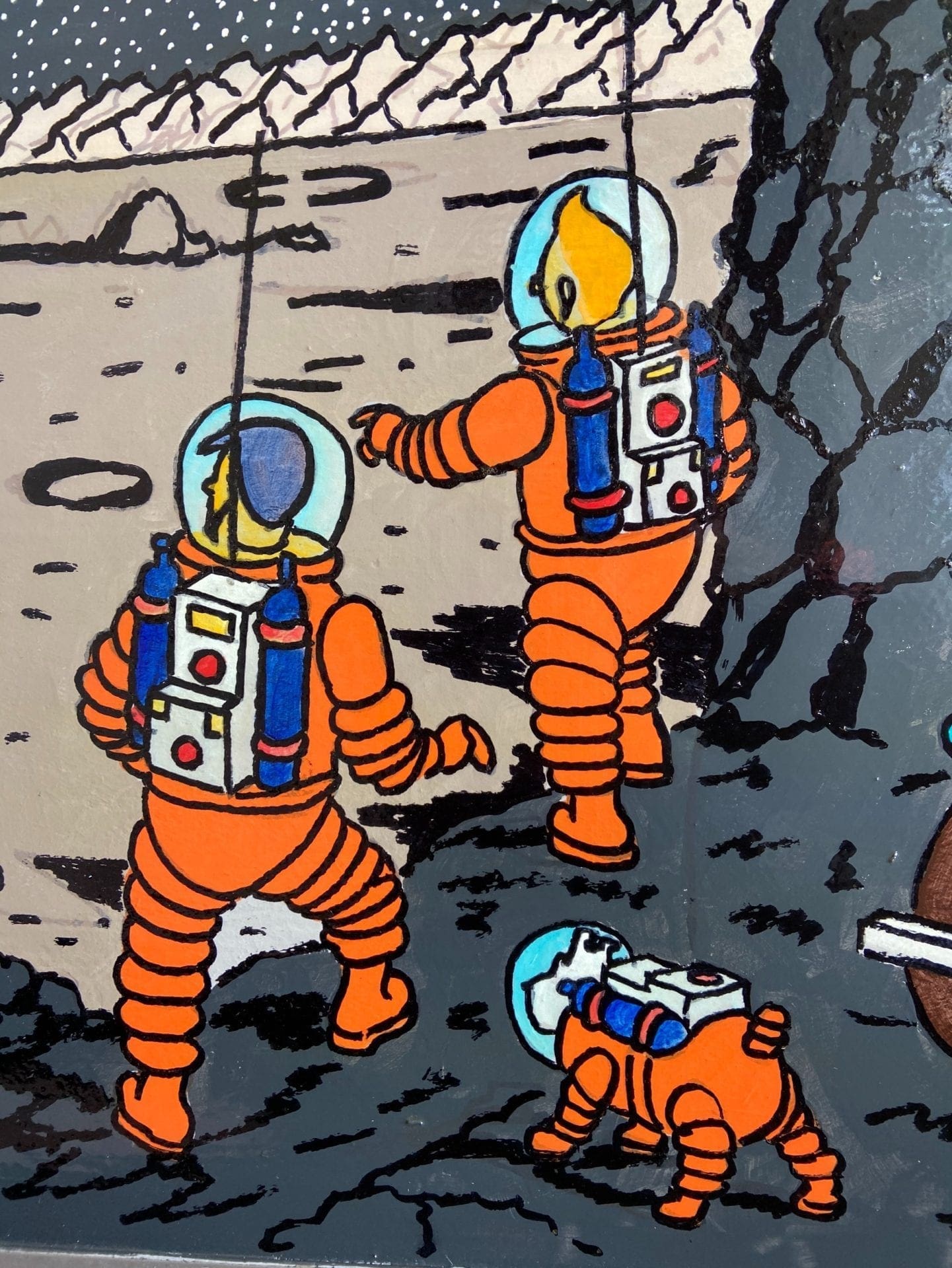 Vinc – Tintin – Panneau de signalisation