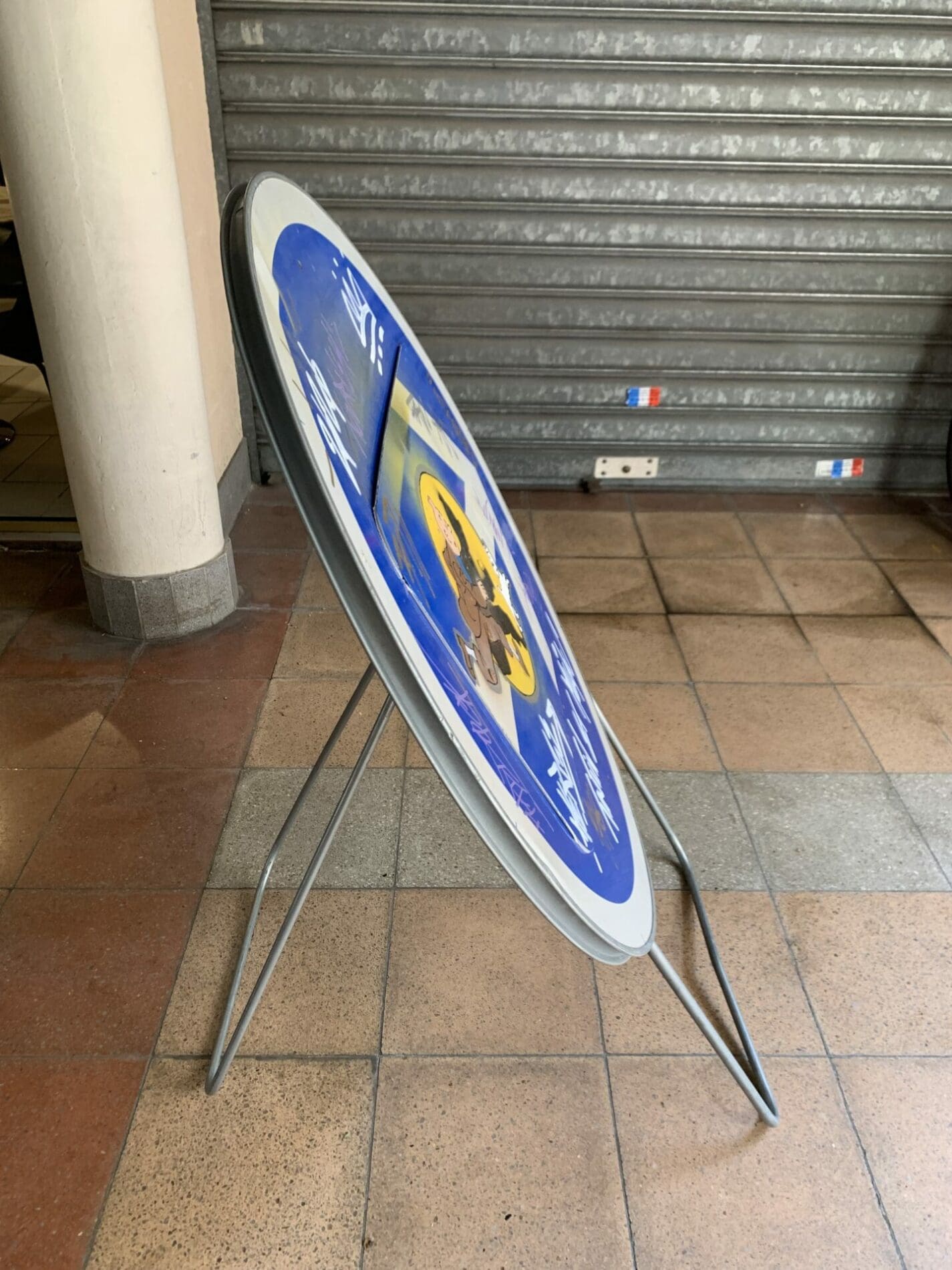 Vinc – panneau de signalisation Tintin et Milou
