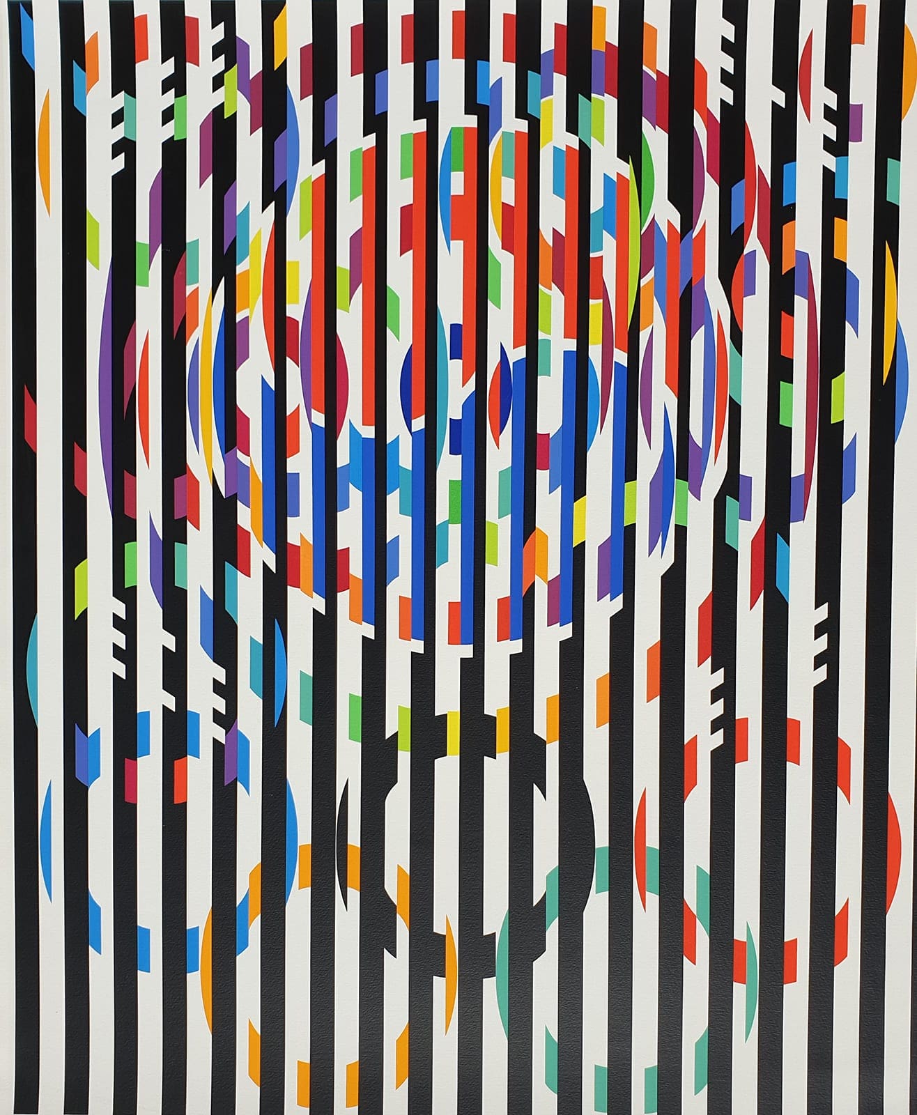 Yaacov Agam – Sérigraphie Signée « Message of Peace » (1988)