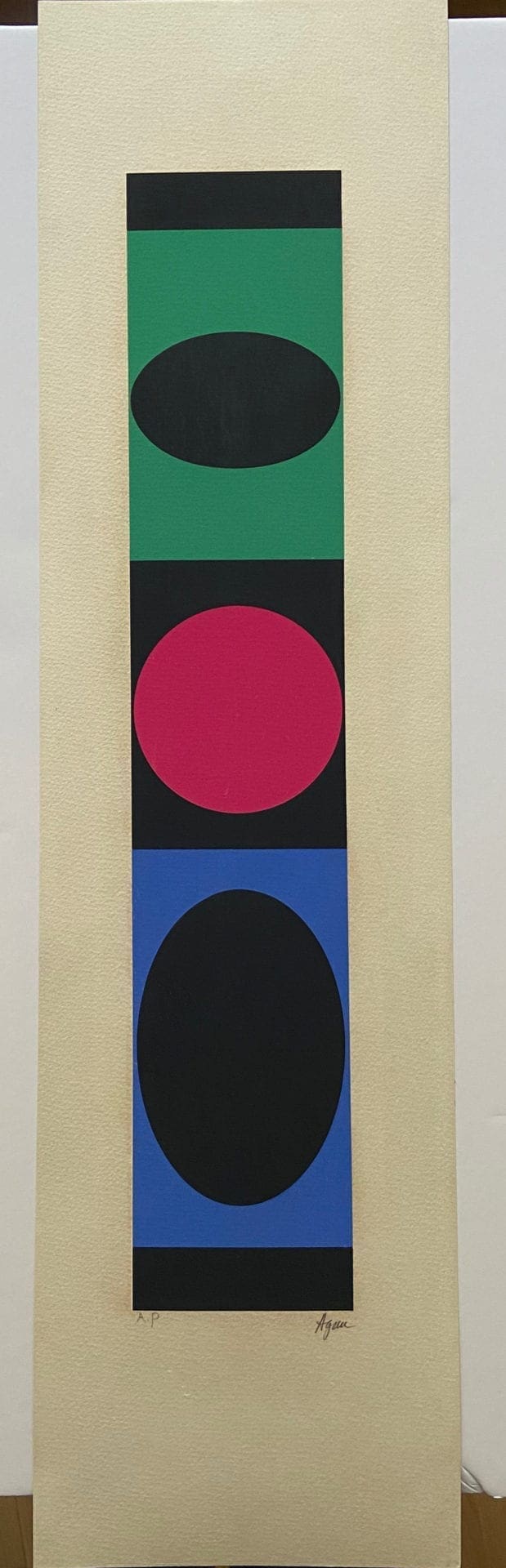 Geometric Structures par Yaacov Agam – Lithographie Signée, 1977-79