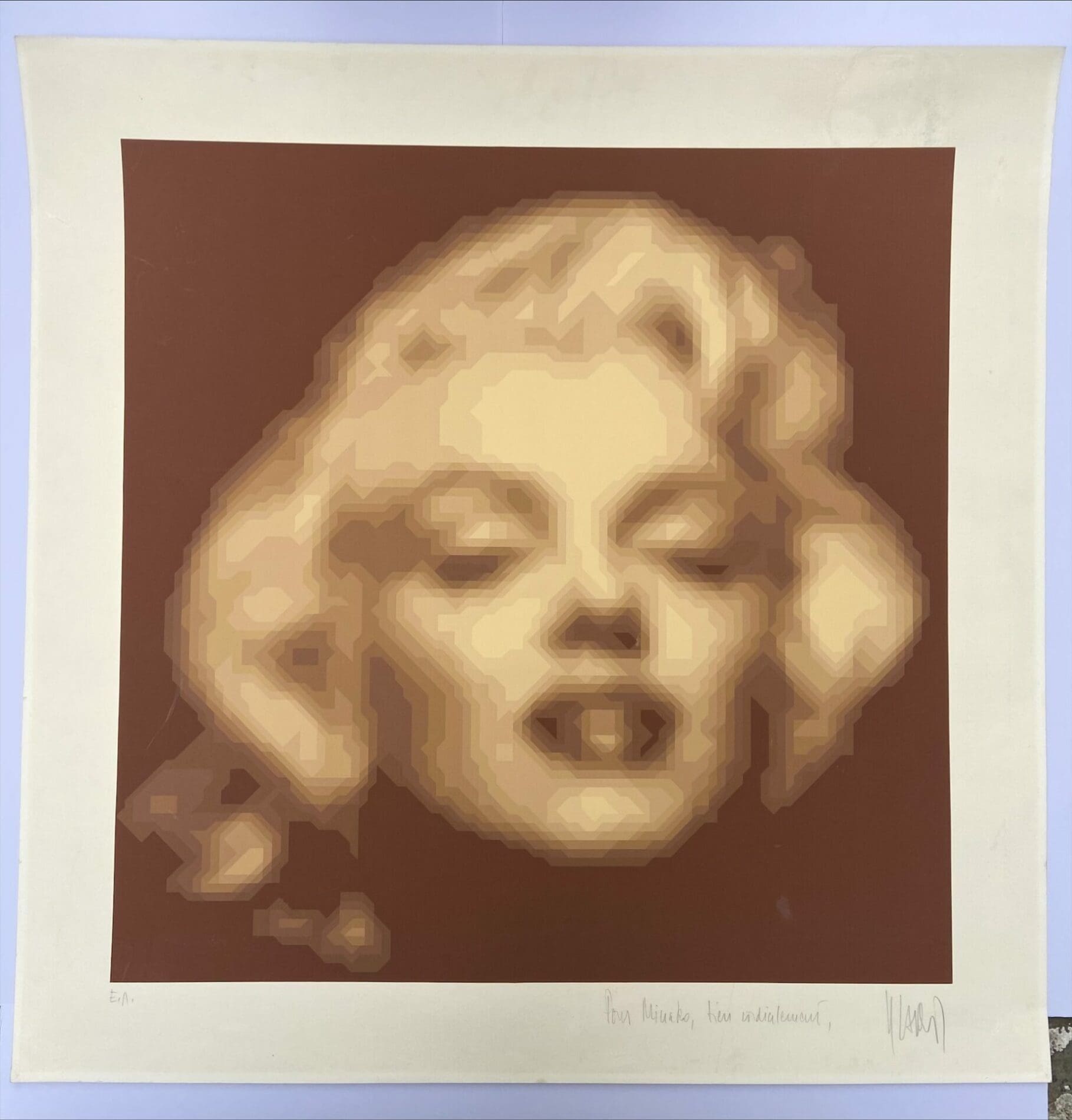 Yvaral (Jean-Pierre Vasarely) –  Marilyn Monroe