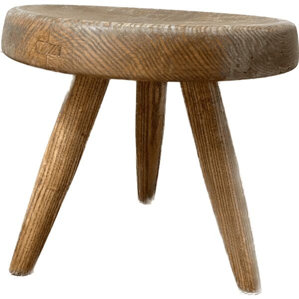 Tabouret « Berger » bas – Charlotte Perriand