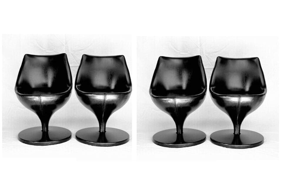 Pierre GUARICHE – Set of 4 Polaris chairs, circa 1970