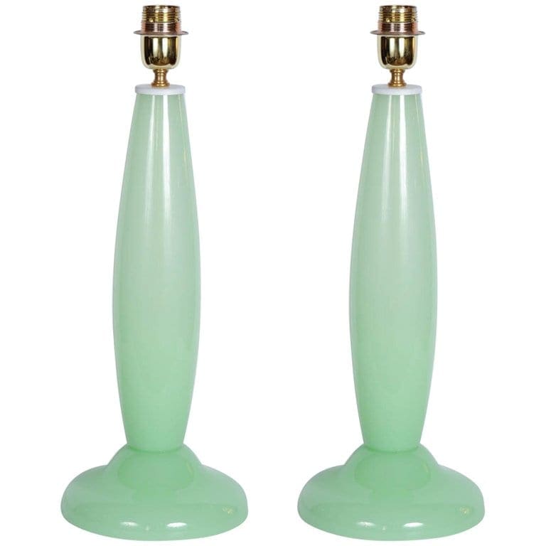 Paire de lampes en verre de Murano par Cenedese