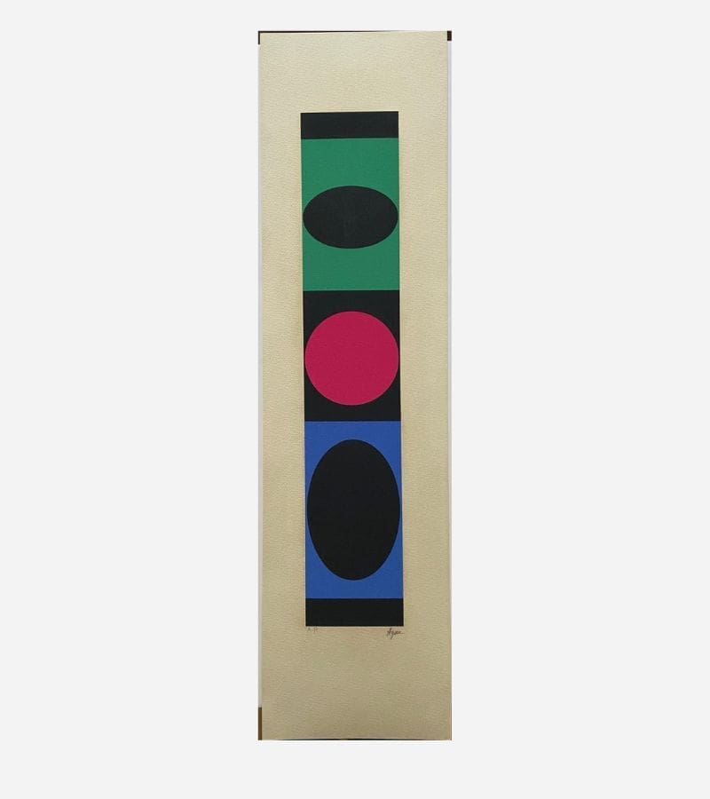 Geometric Structures par Yaacov Agam – Lithographie Signée, 1977-79