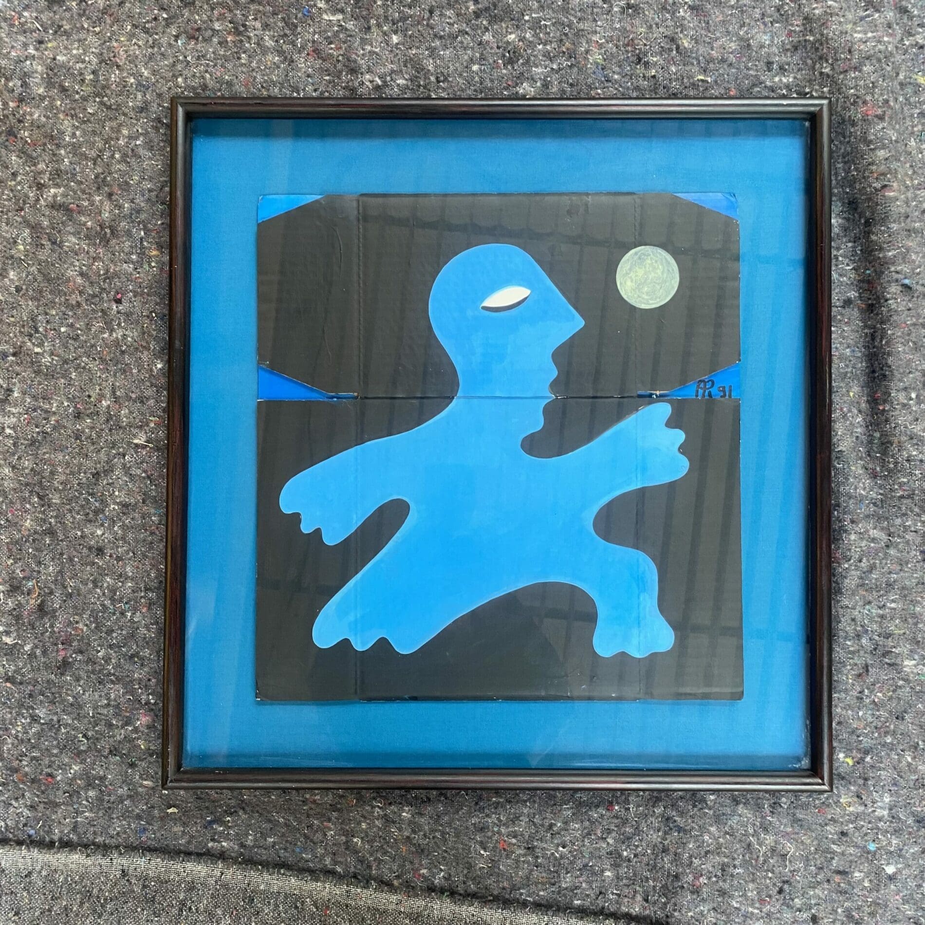 « L’Homme Bleu » – Œuvre Originale par Alain Rothstein