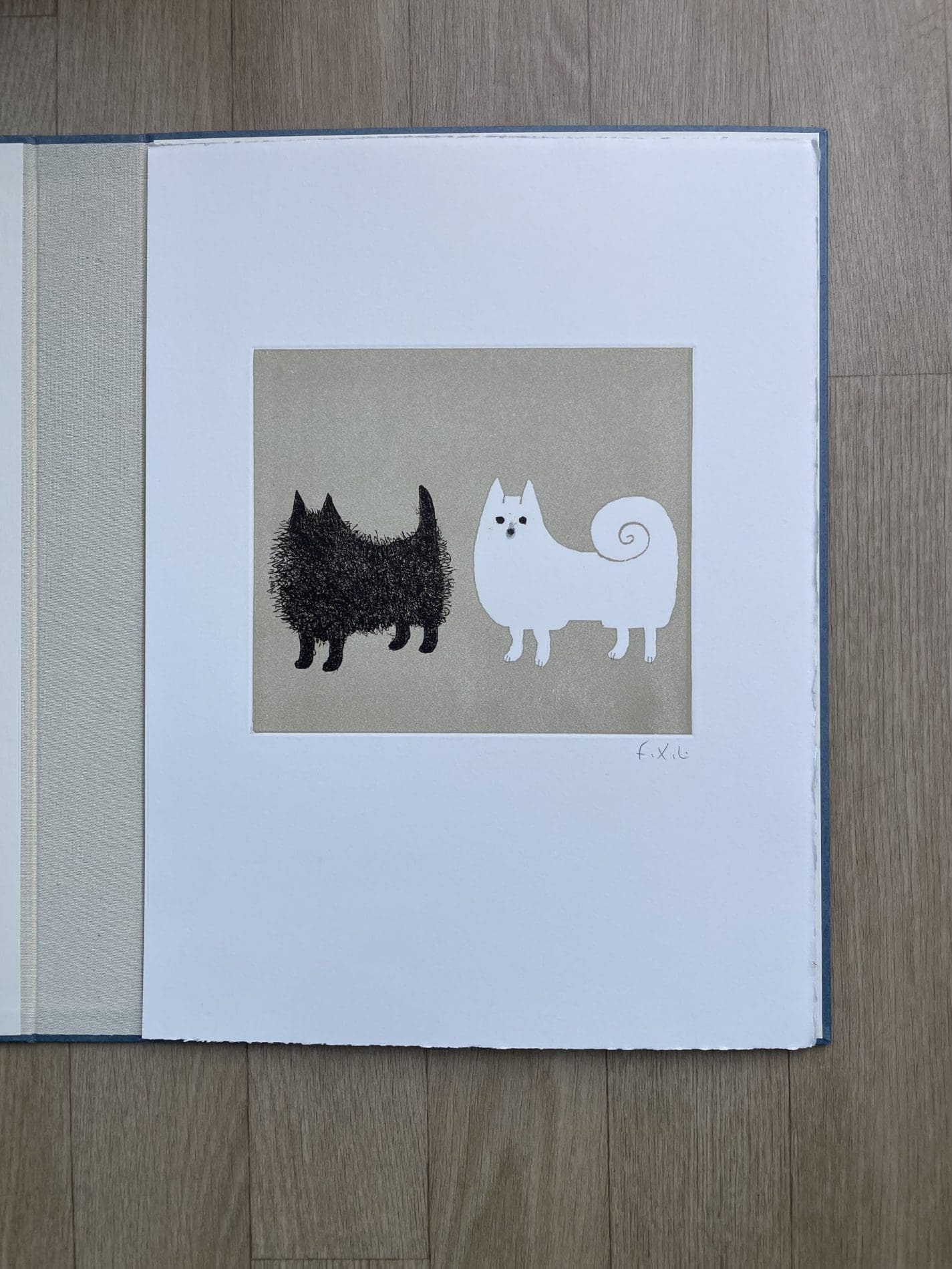 « Les Spitz (chiens) » par François-Xavier Lalanne
