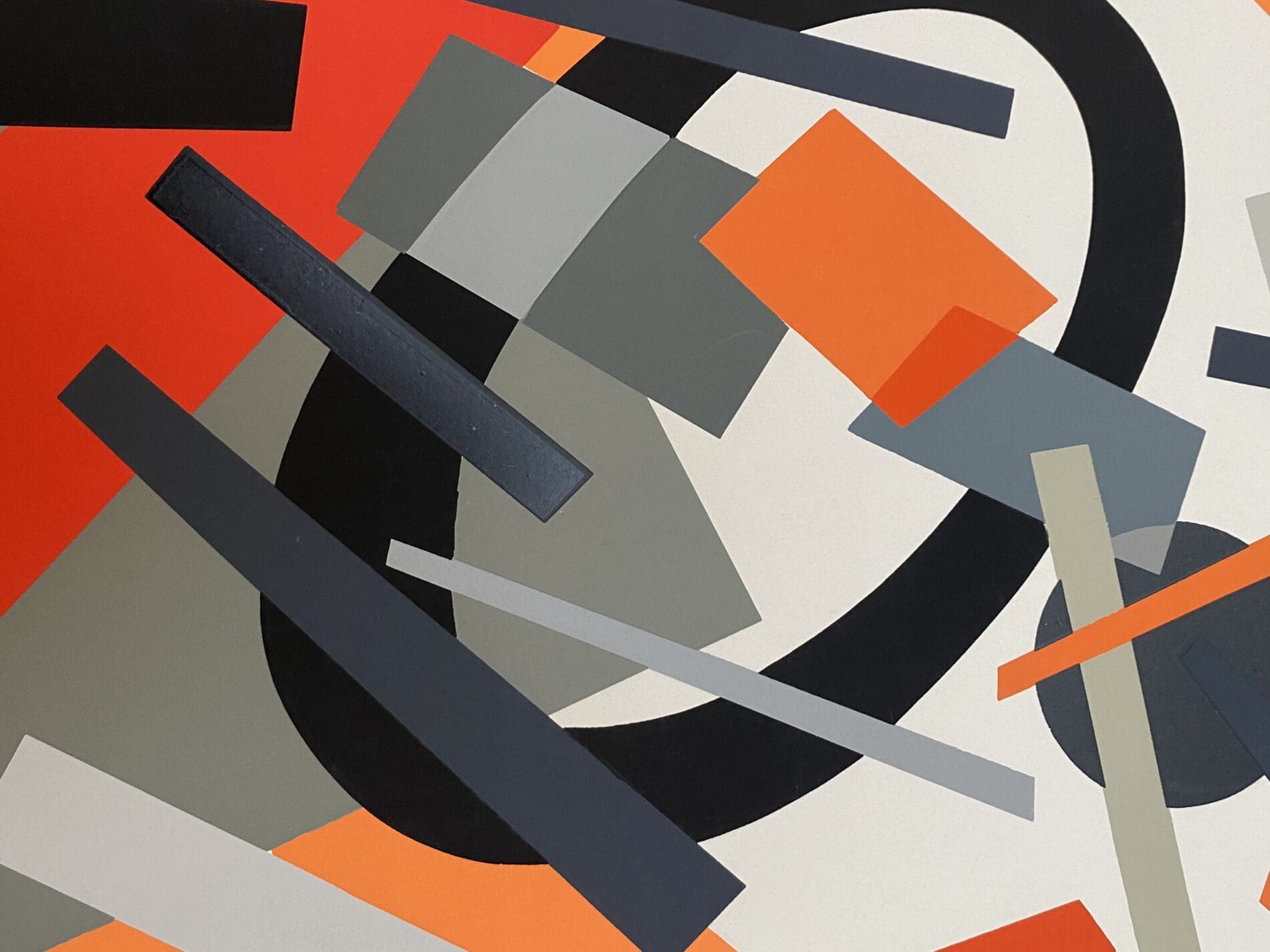 « Suprematisme » – Sérigraphie de Nadia Leger sur papier coton Fabriano