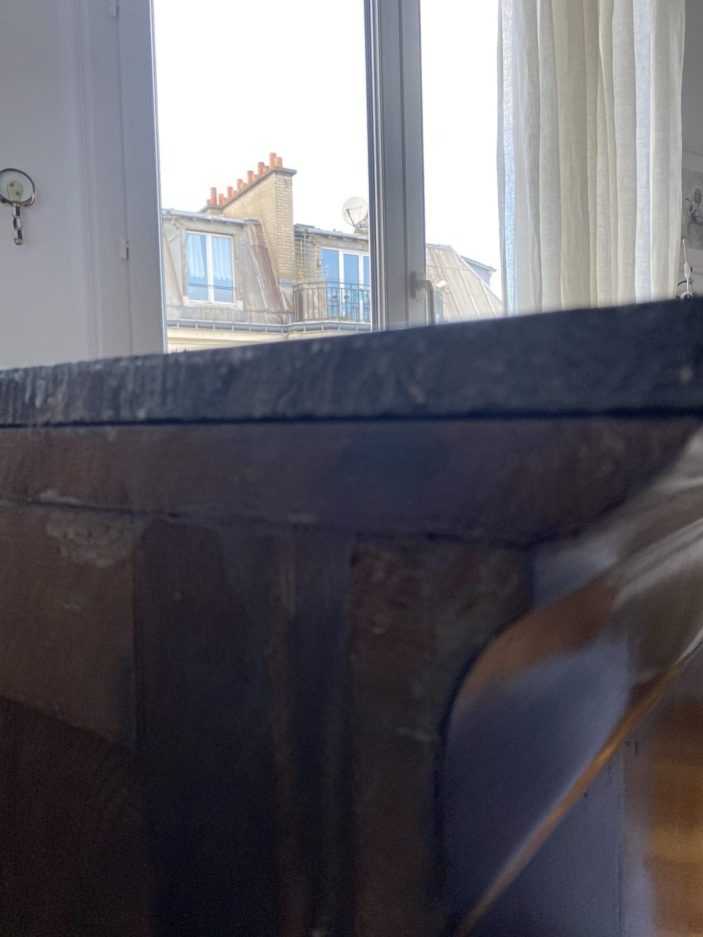 Commode Louis Philippe 19ème Siècle en Acajou | Marbre d’Origine
