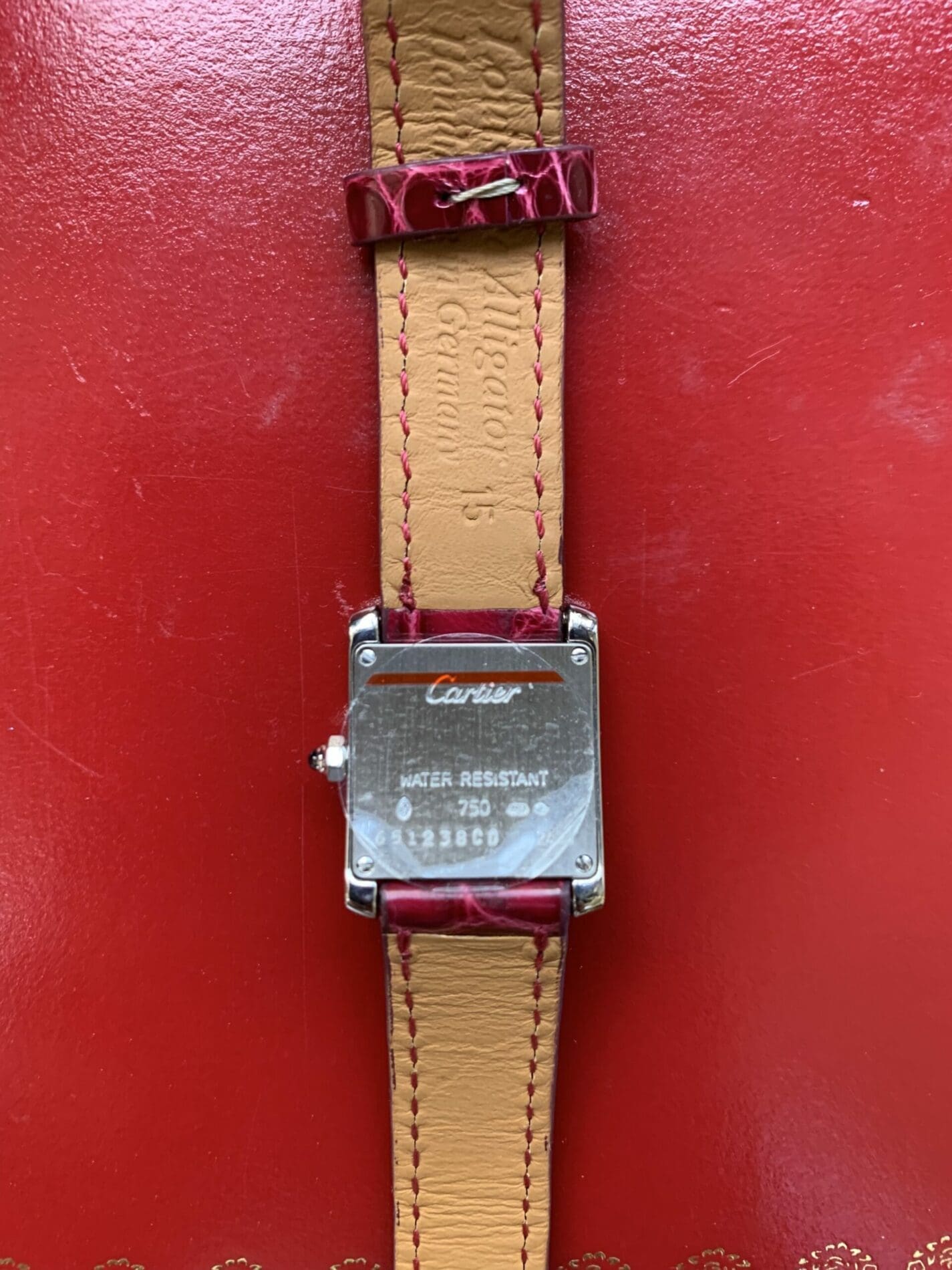 Cartier Tank French Lady 18K Or Blanc, Référence 2403, Parfait État – Vintage 1990