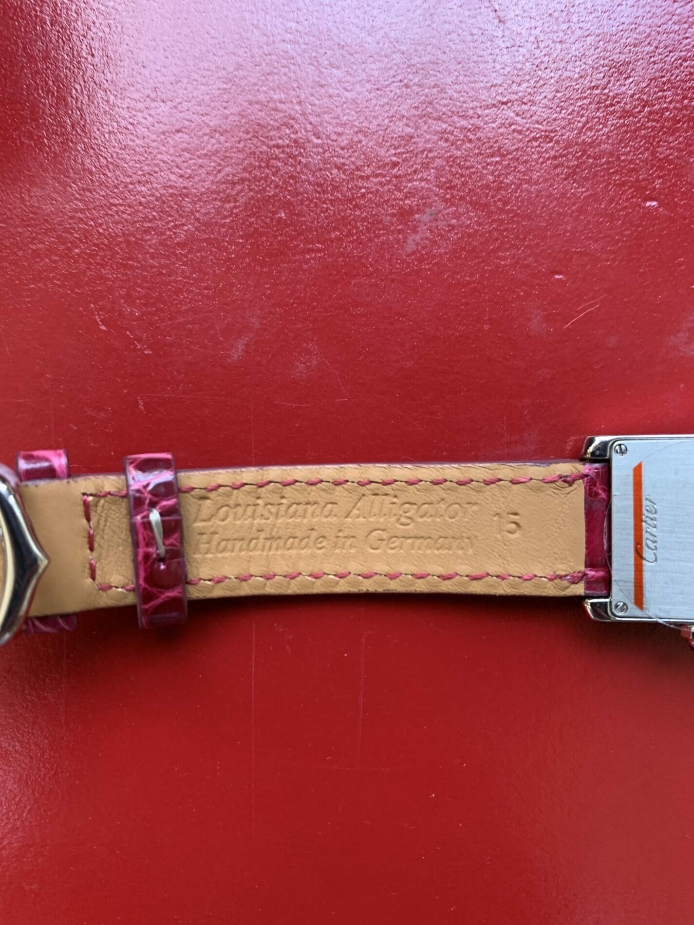 Cartier Tank French Lady 18K Or Blanc, Référence 2403, Parfait État – Vintage 1990