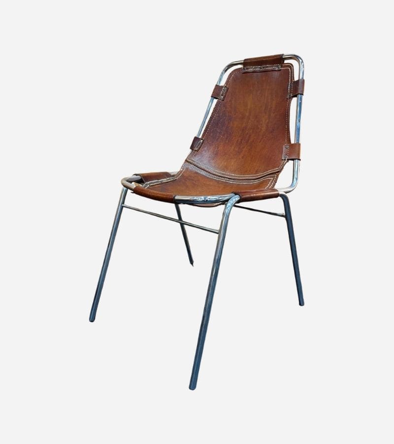 Lot de 6 Chaises Charlotte Perriand pour Les Arcs – Design Moderniste des Années 60