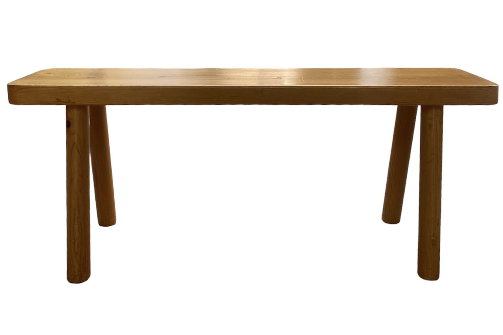 Banc en Pin de René Martin pour Charlotte Perriand